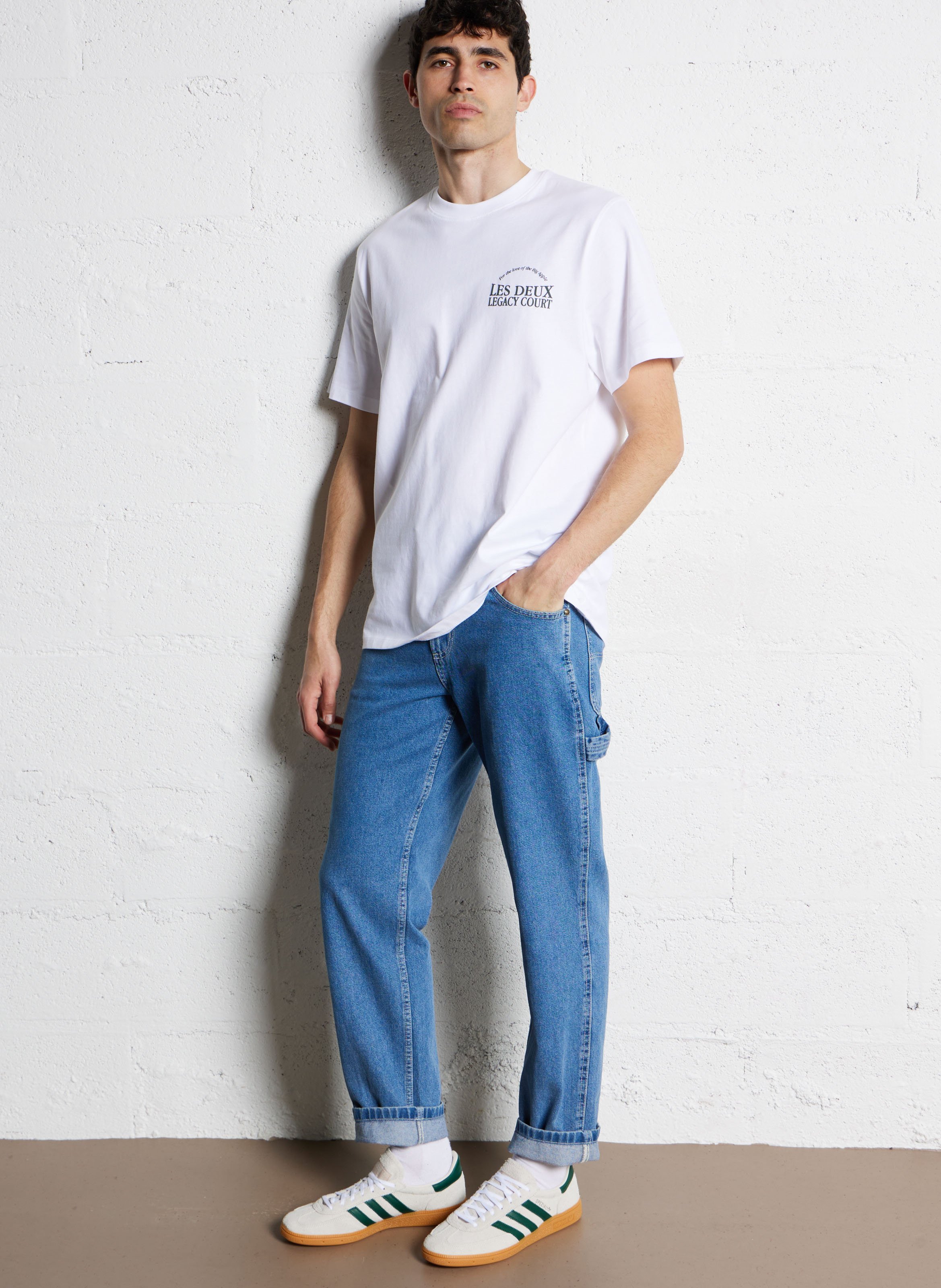 Jean droit en coton DICKIES Bleu