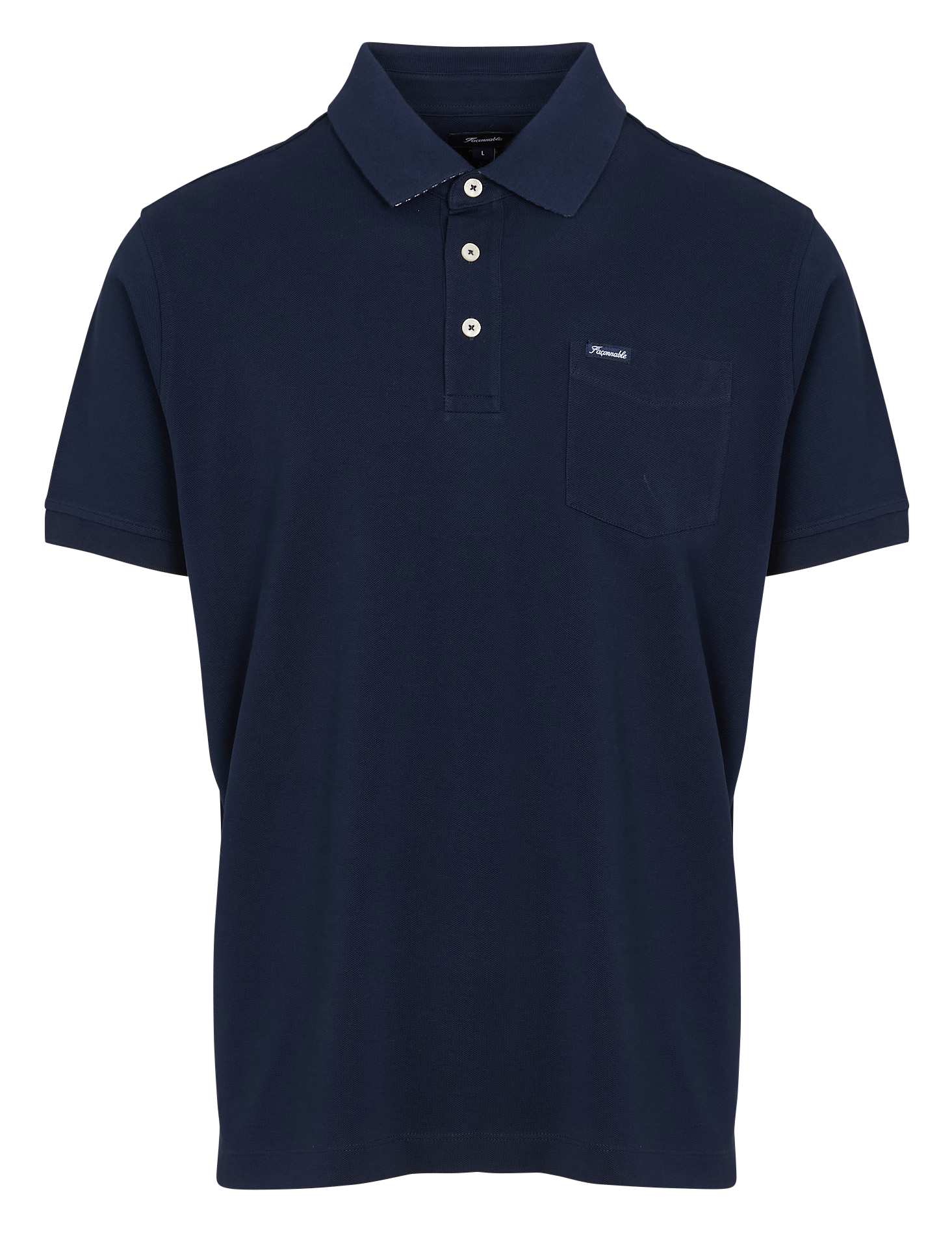 Short sleeve polo shirt FACONNABLE Blue