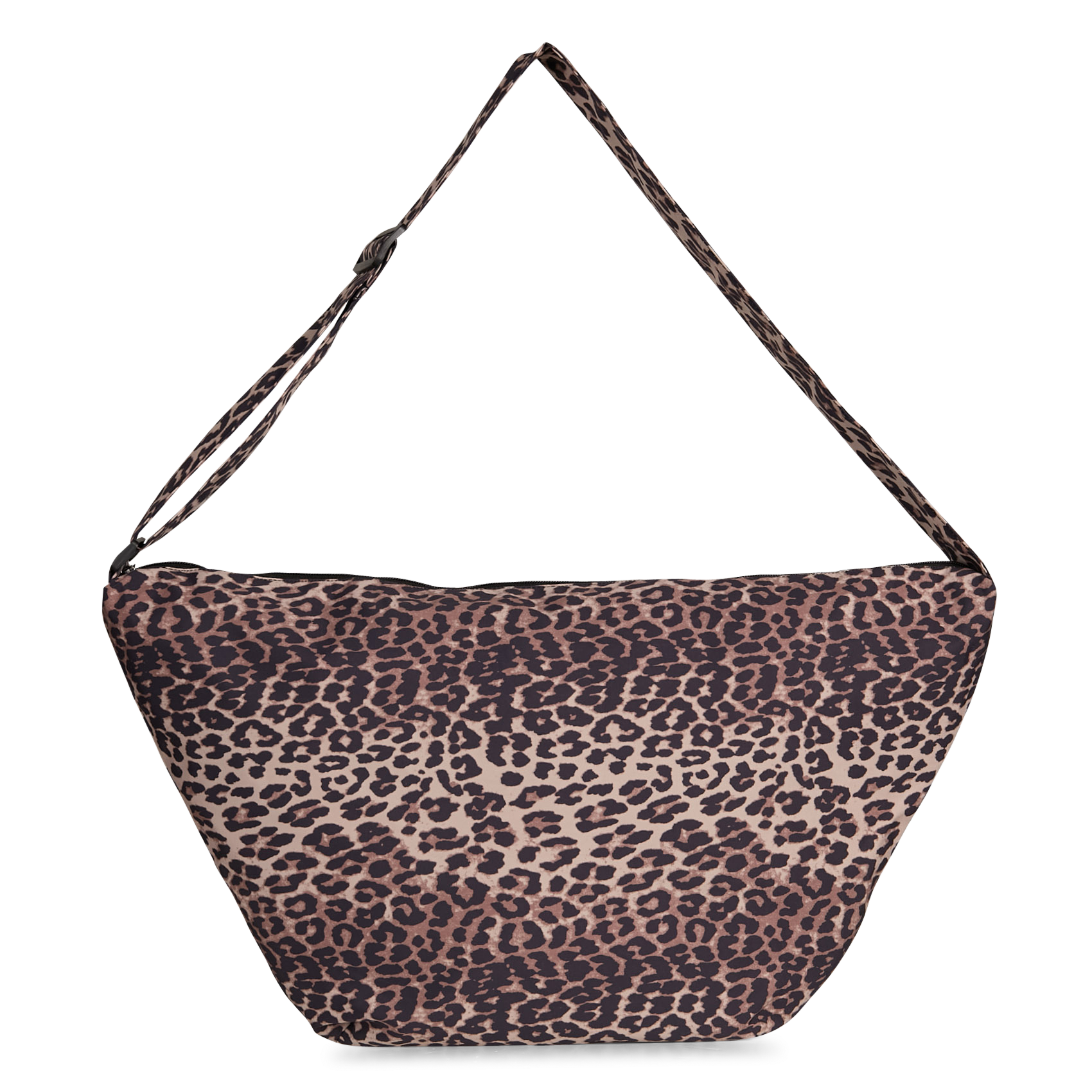 Schoudertas met print PIECES Zwart