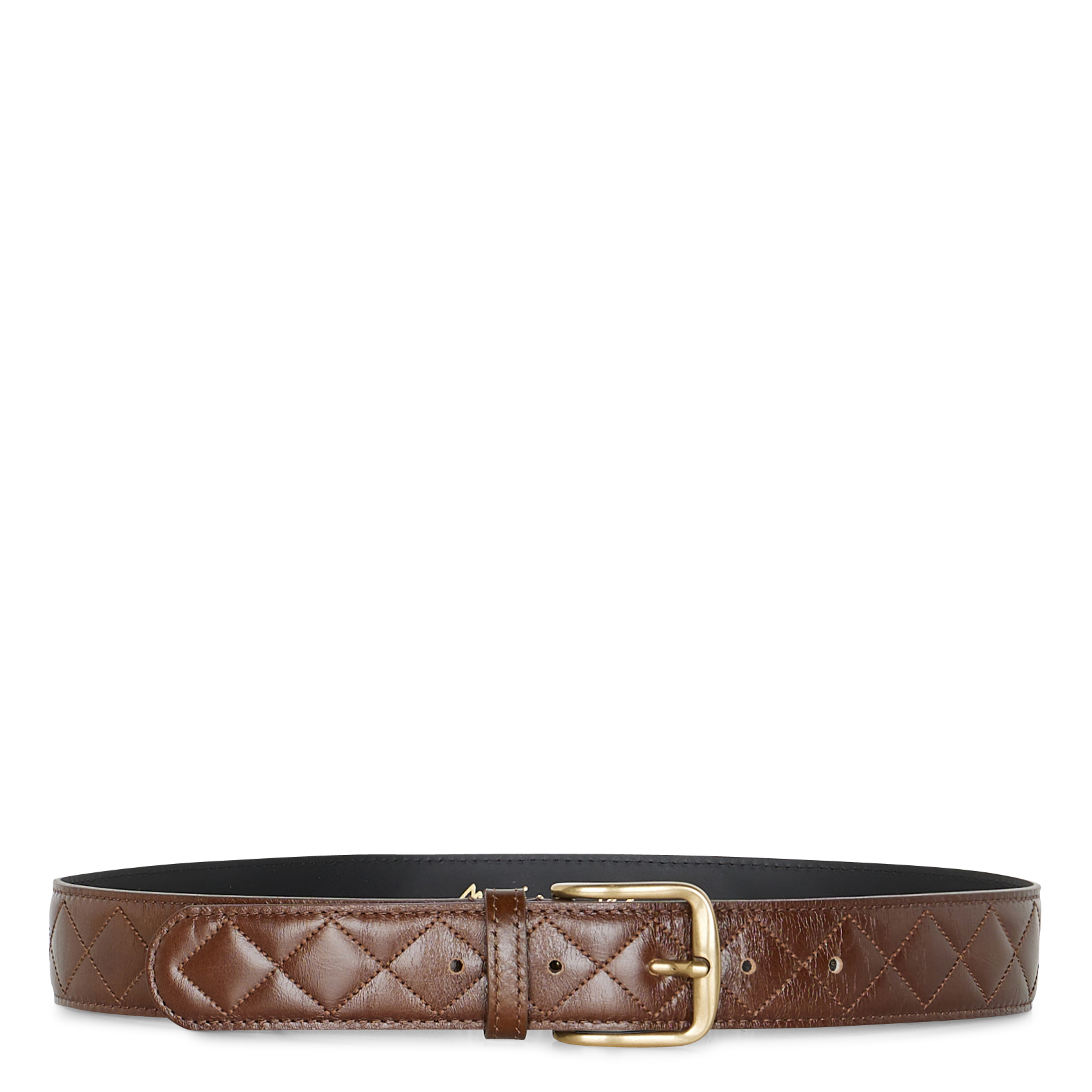 Ceinture en cuir MAISON 123 Marron