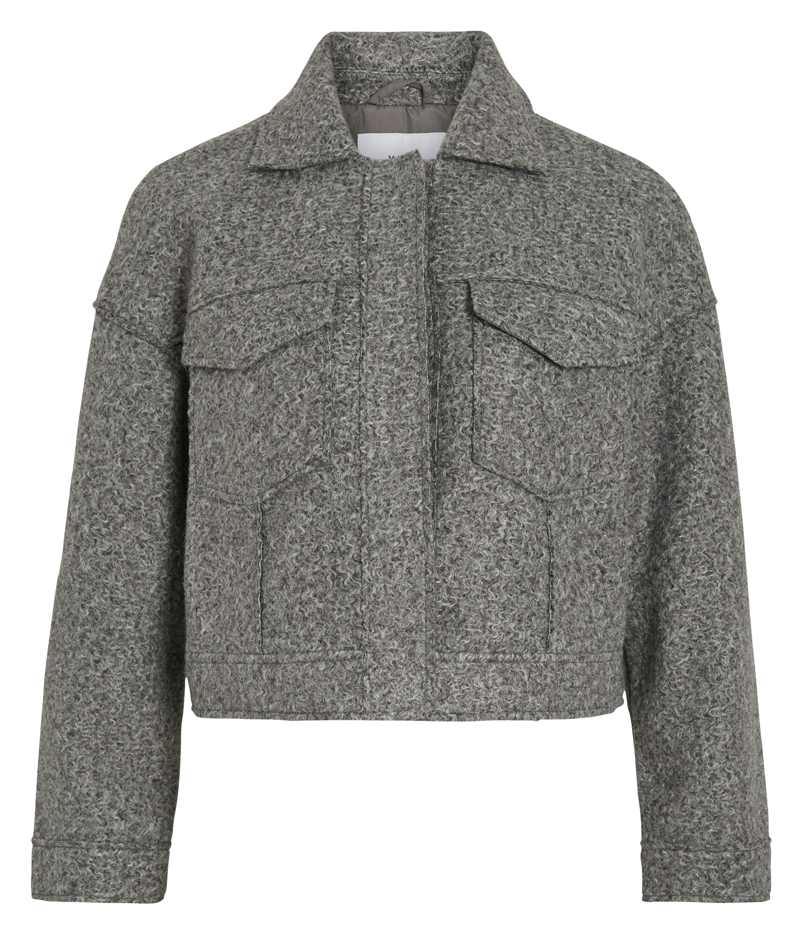 Blouson col classique  VILA Gris