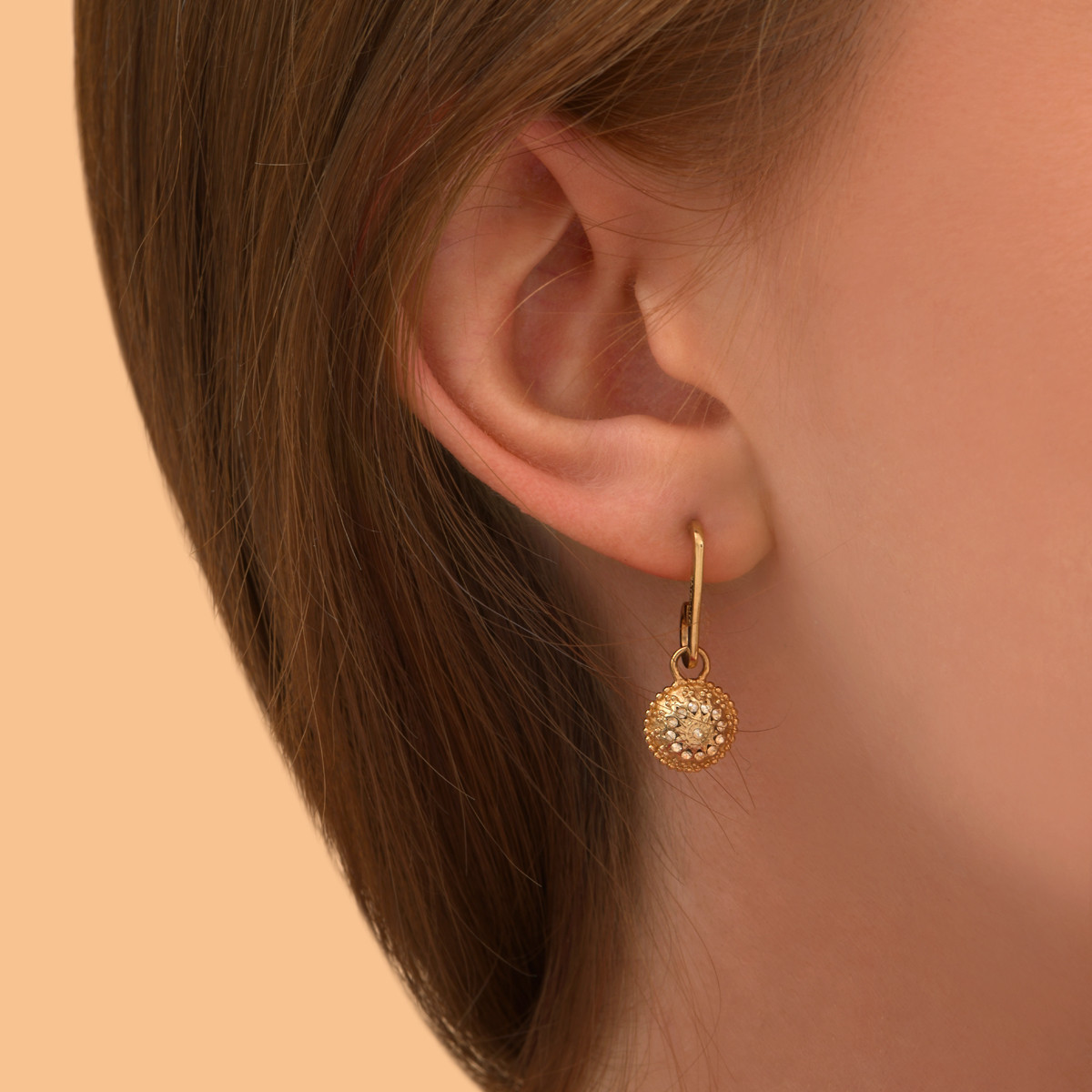 Boucles d'oreilles métal et cristaux prestige SATELLITE PARIS No Color