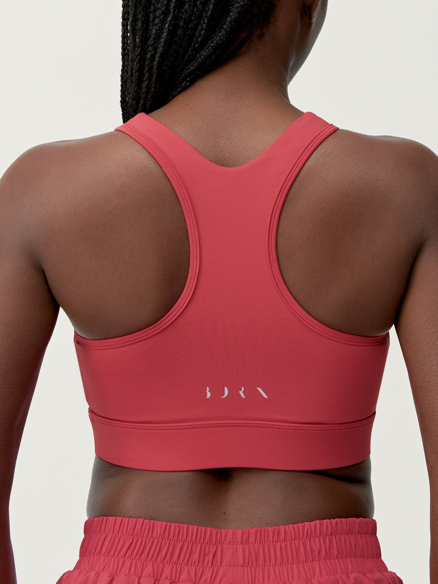 High support sports bra Red