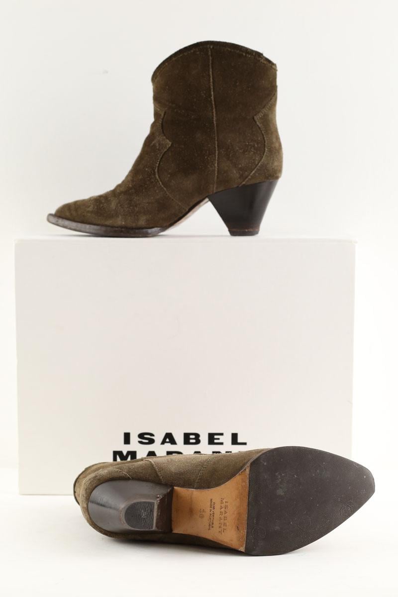 Ankle boots ISABEL MARANT - Seconde Main Khaki