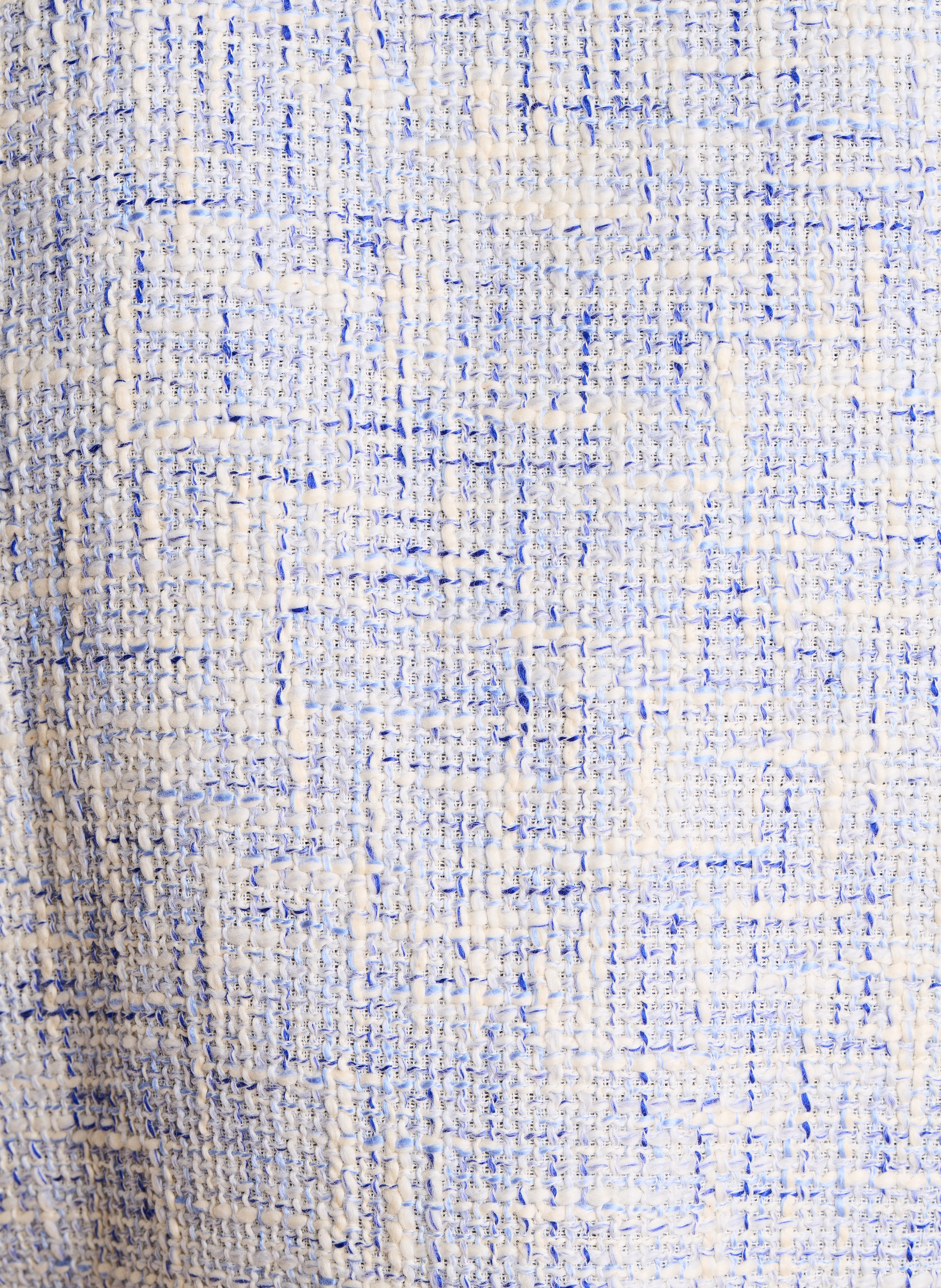 Jacket with crew neck in blended recycled cotton LA FEE MARABOUTEE Blue