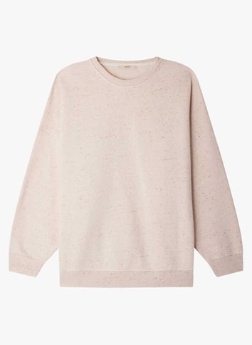Sweat col rond manches longues marron clair femme | La Halle Sweat col rond manches longues marron clair femme | La Halle