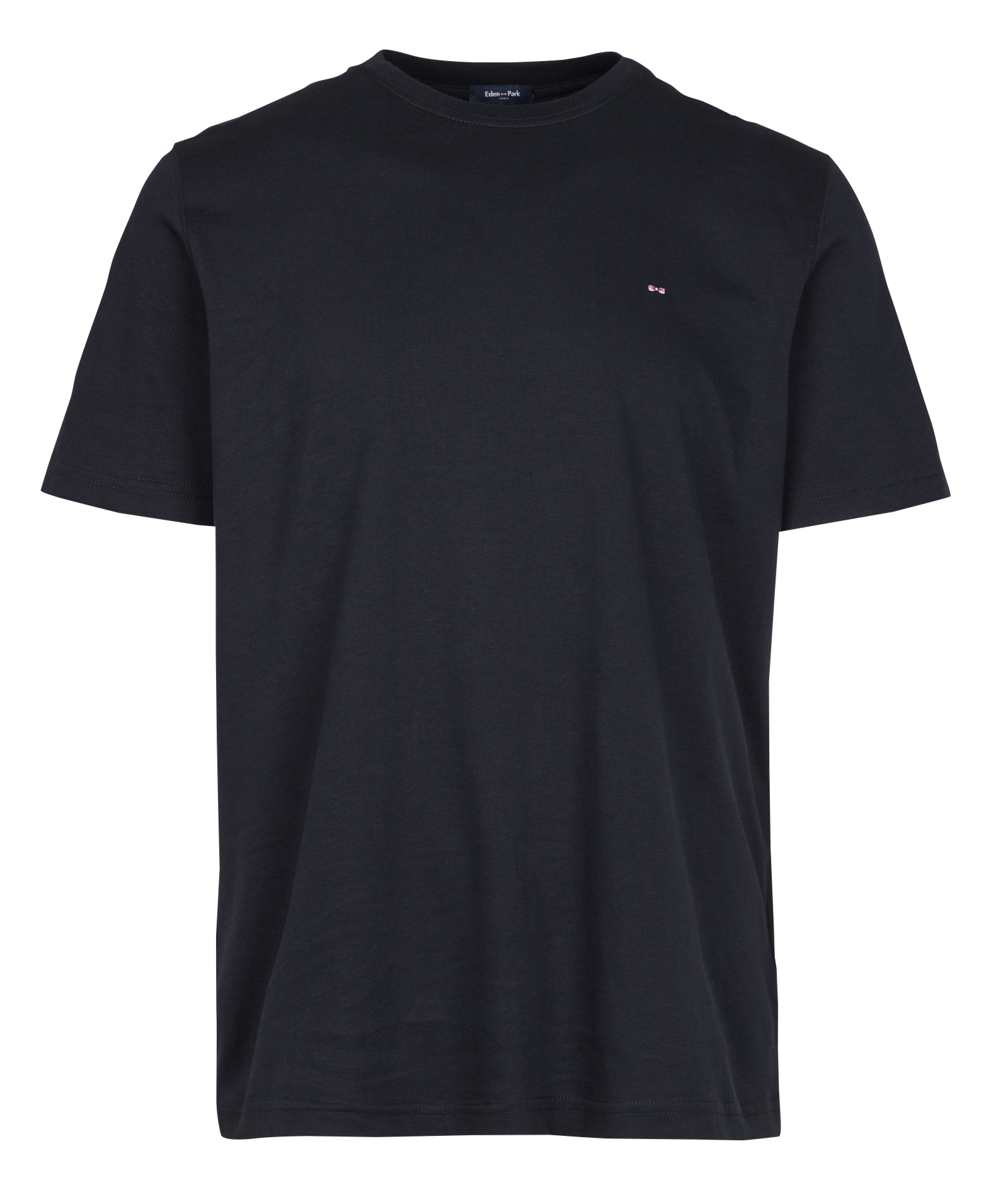 Oversized round-neck cotton T-shirt EDEN PARK Blue