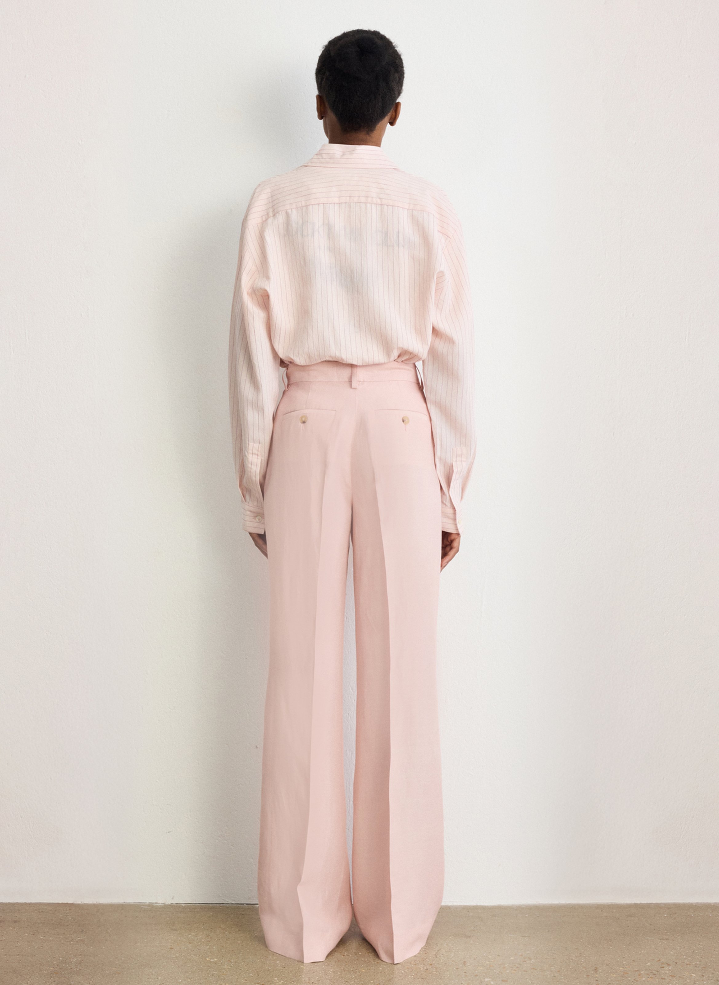 Pantalon droit taille haute PABLO Rot