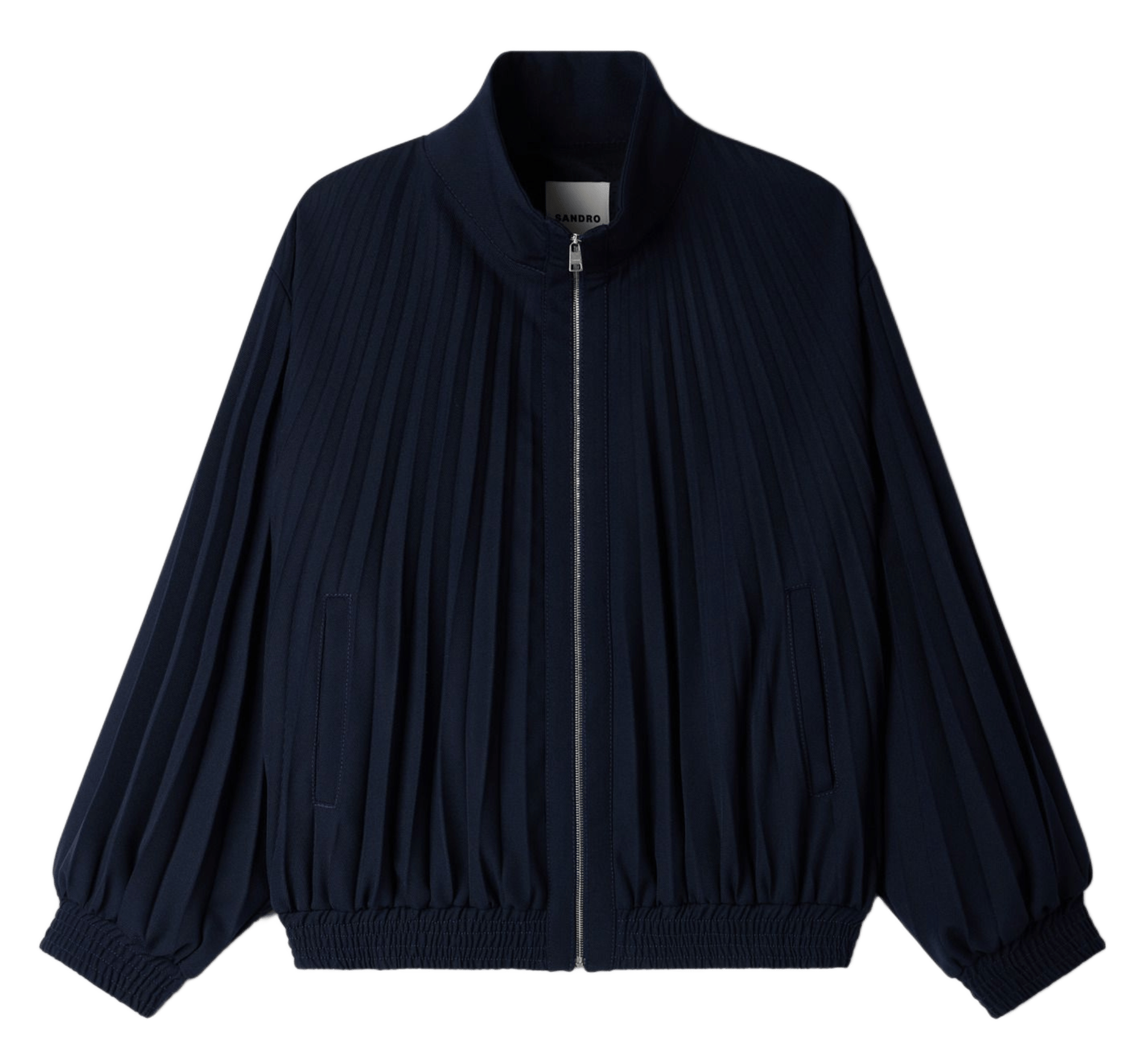 Oversized geplooide jas SANDRO Blauw