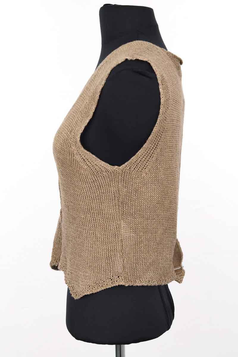 Azawood sleeveless top AGNES B. - Seconde Main Brown