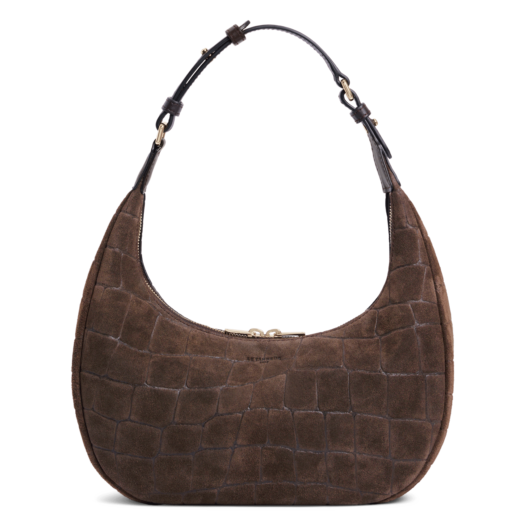 Sac hobo en cuir LE TANNEUR Marron