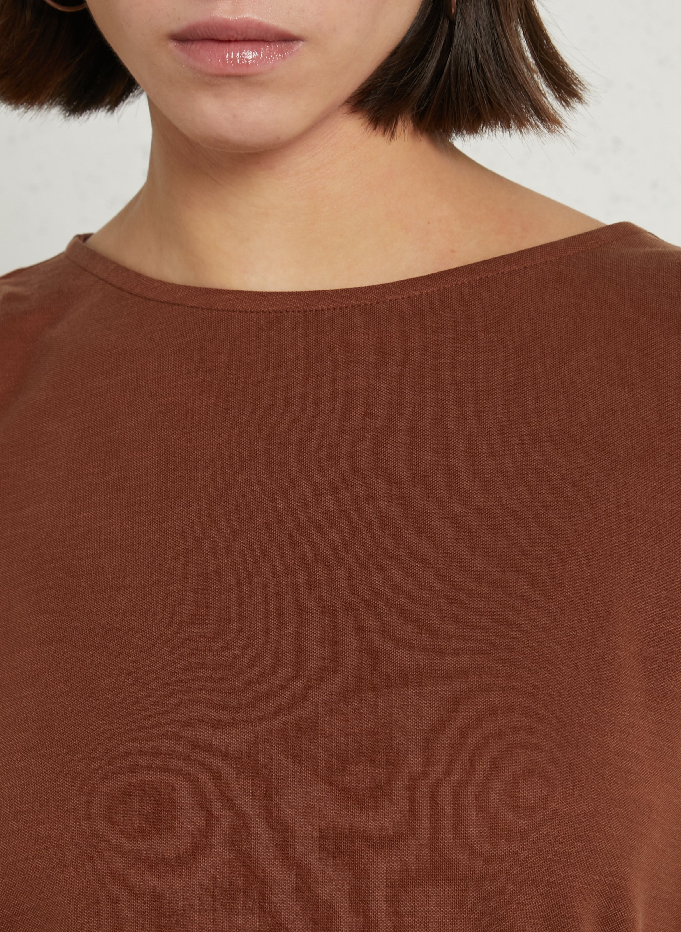 Round-neck T-shirt MAISON 123 Beige