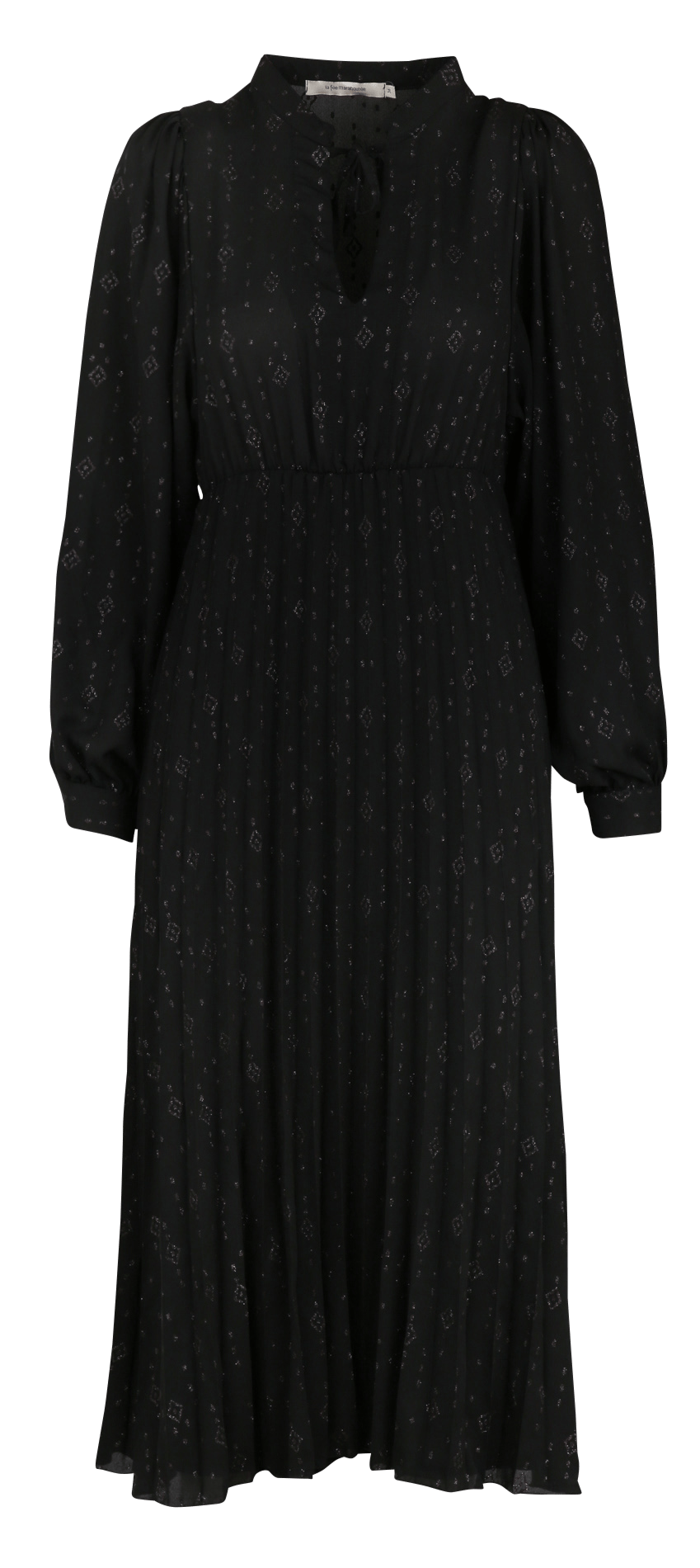 Robe longue à imripimé LA FEE MARABOUTEE Noir