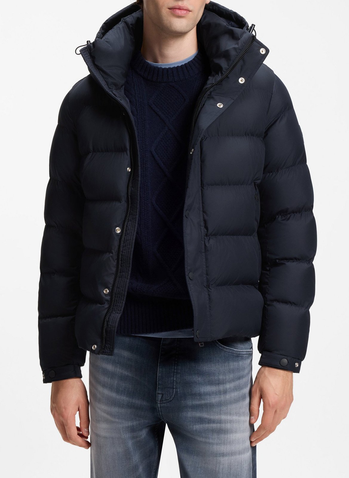 High-neck padded jacket BOSS Blue