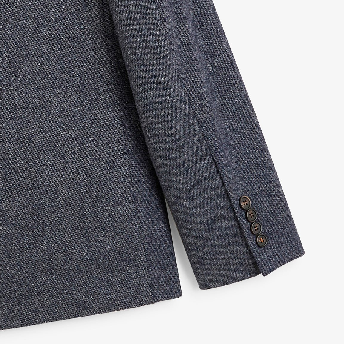 Ink blue wool-blend blazer SERGE BLANCO Blue