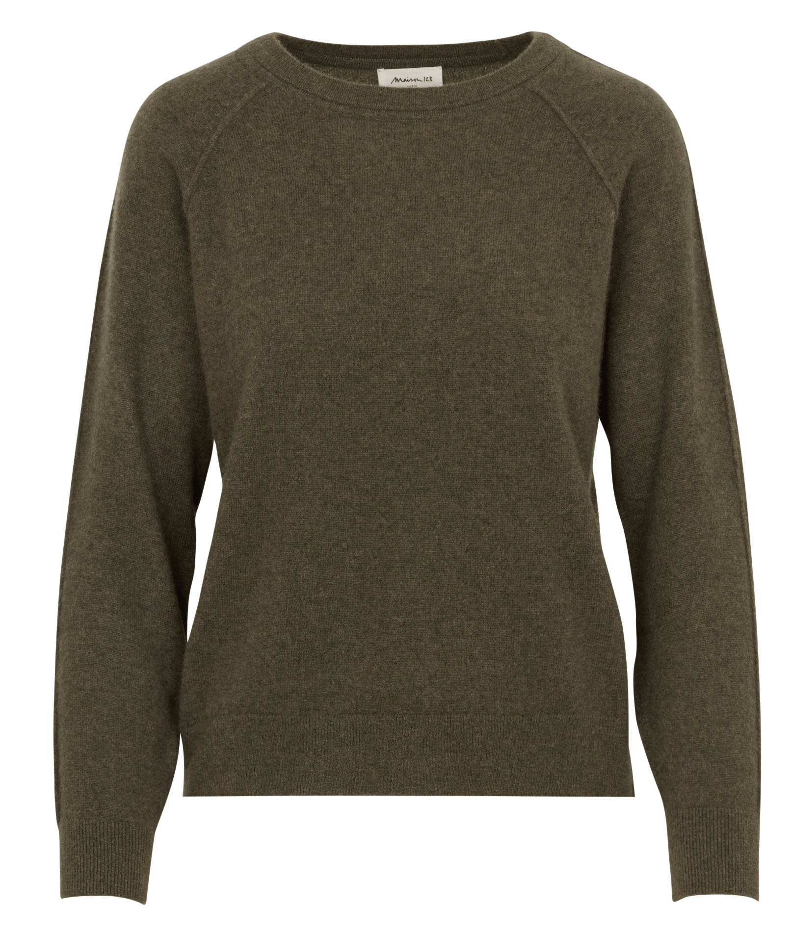Straight round neck cashmere sweater MAISON 123