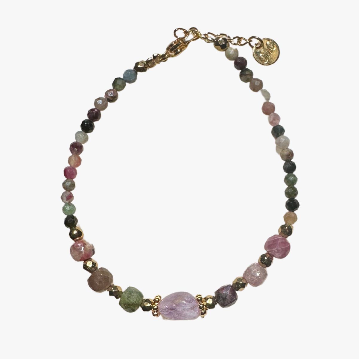 Tourmaline bracelet GINANDGER Blue