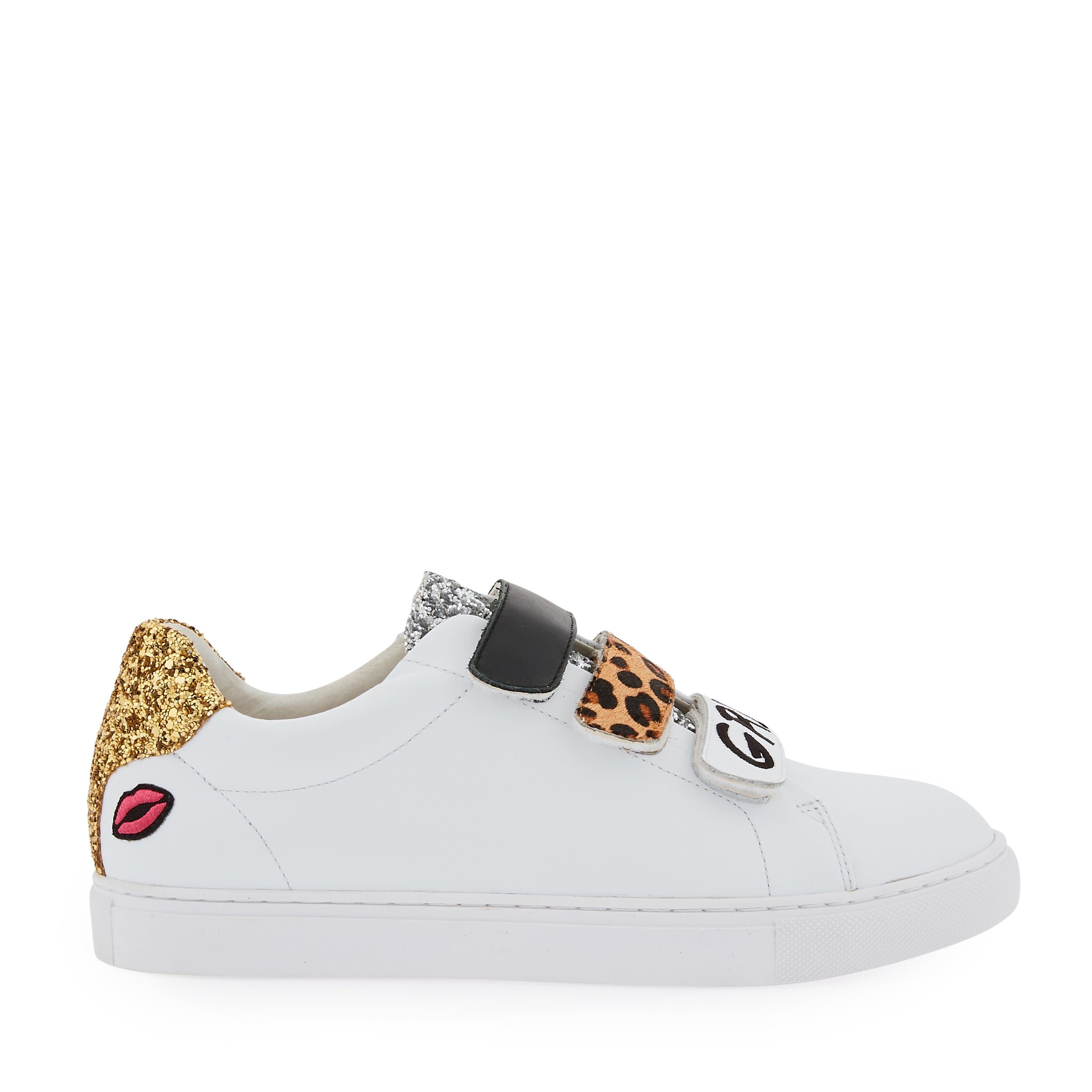 Leather sneakers BONS BAISERS PARIS White