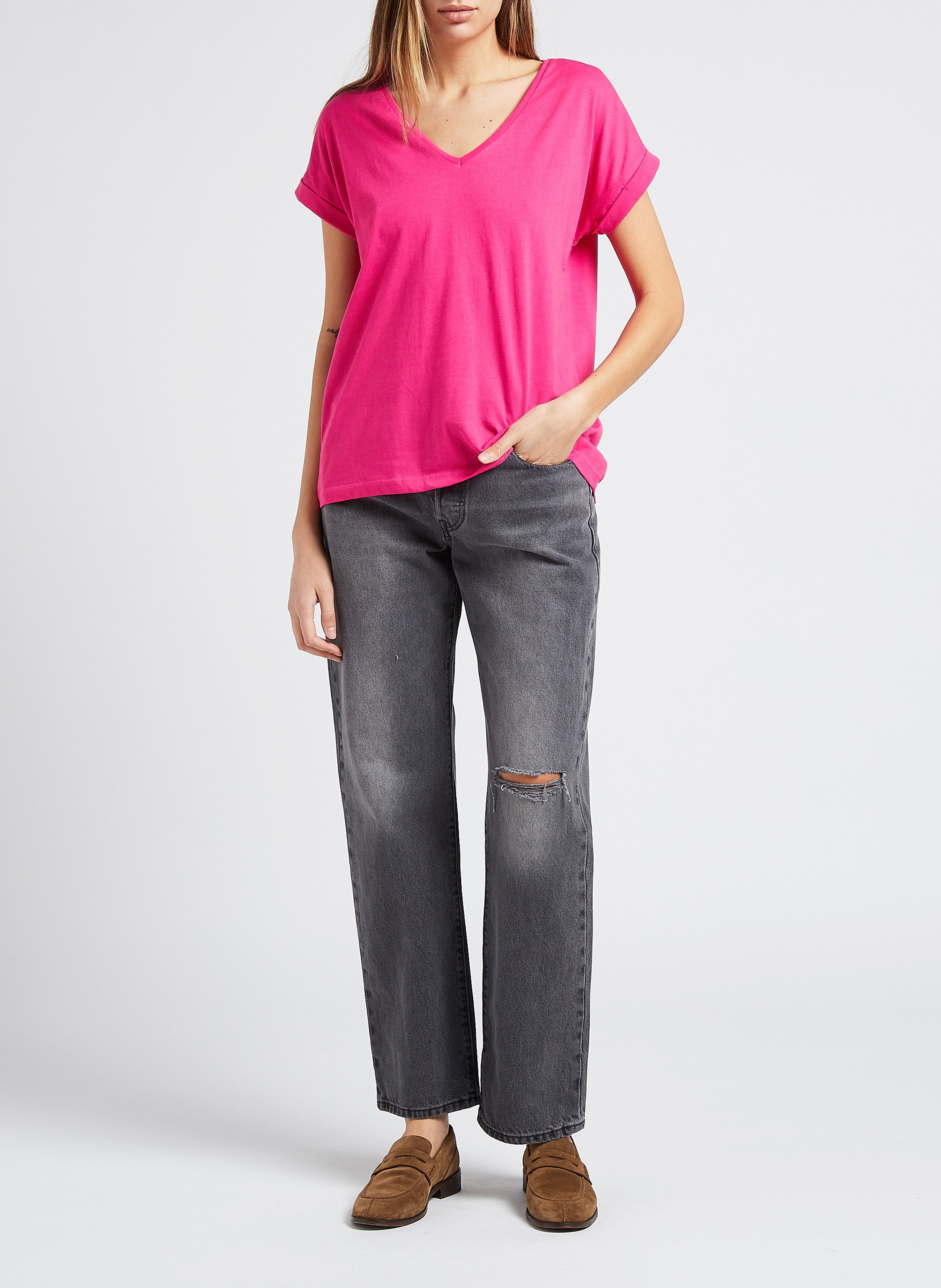 Weite Jeans mit mittelhohem Bund LEVI'S Schwarz