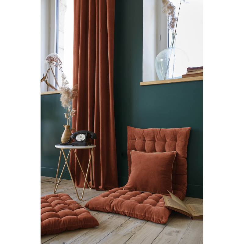 Blackout and Thermal Curtains L'EFFET PAPILLON Red