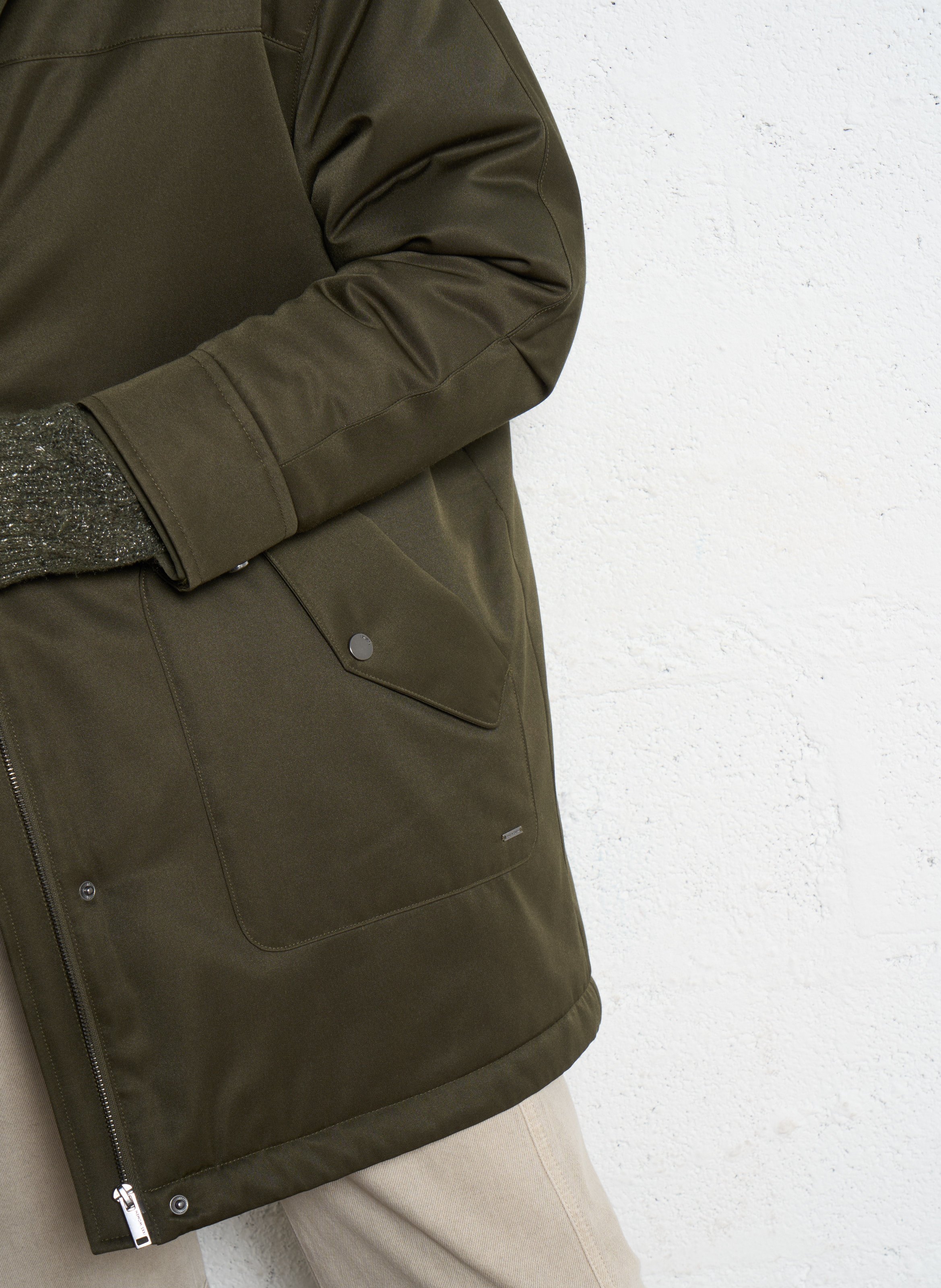 Oversized parka IKKS Khaki
