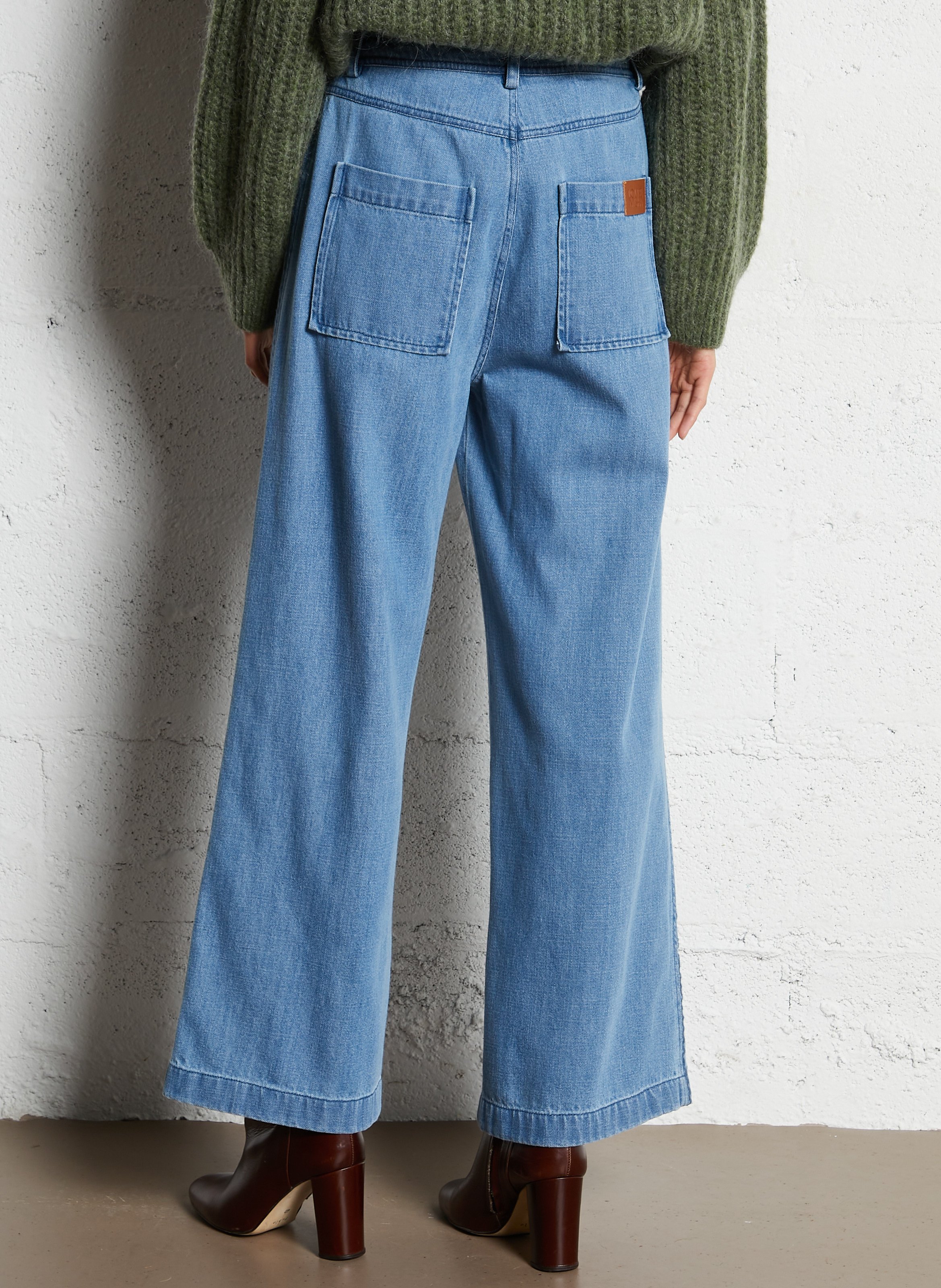 Jean large LOUISE MISHA Bleu