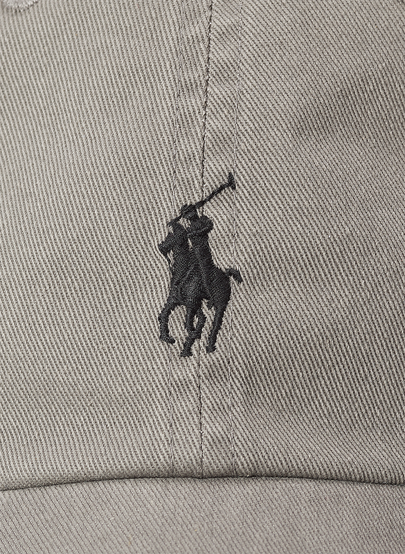 Casquette brodée en coton POLO RALPH LAUREN Gris