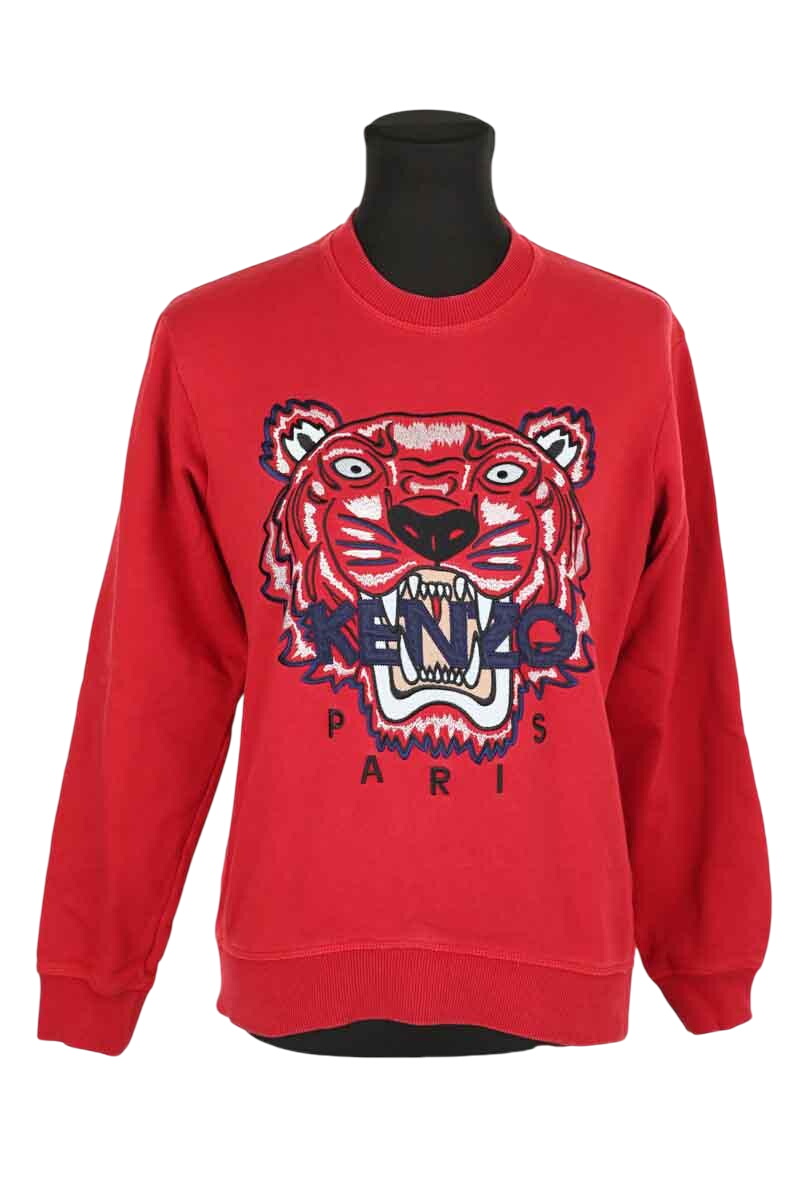 Cotton sweater KENZO - SECONDE MAIN Red