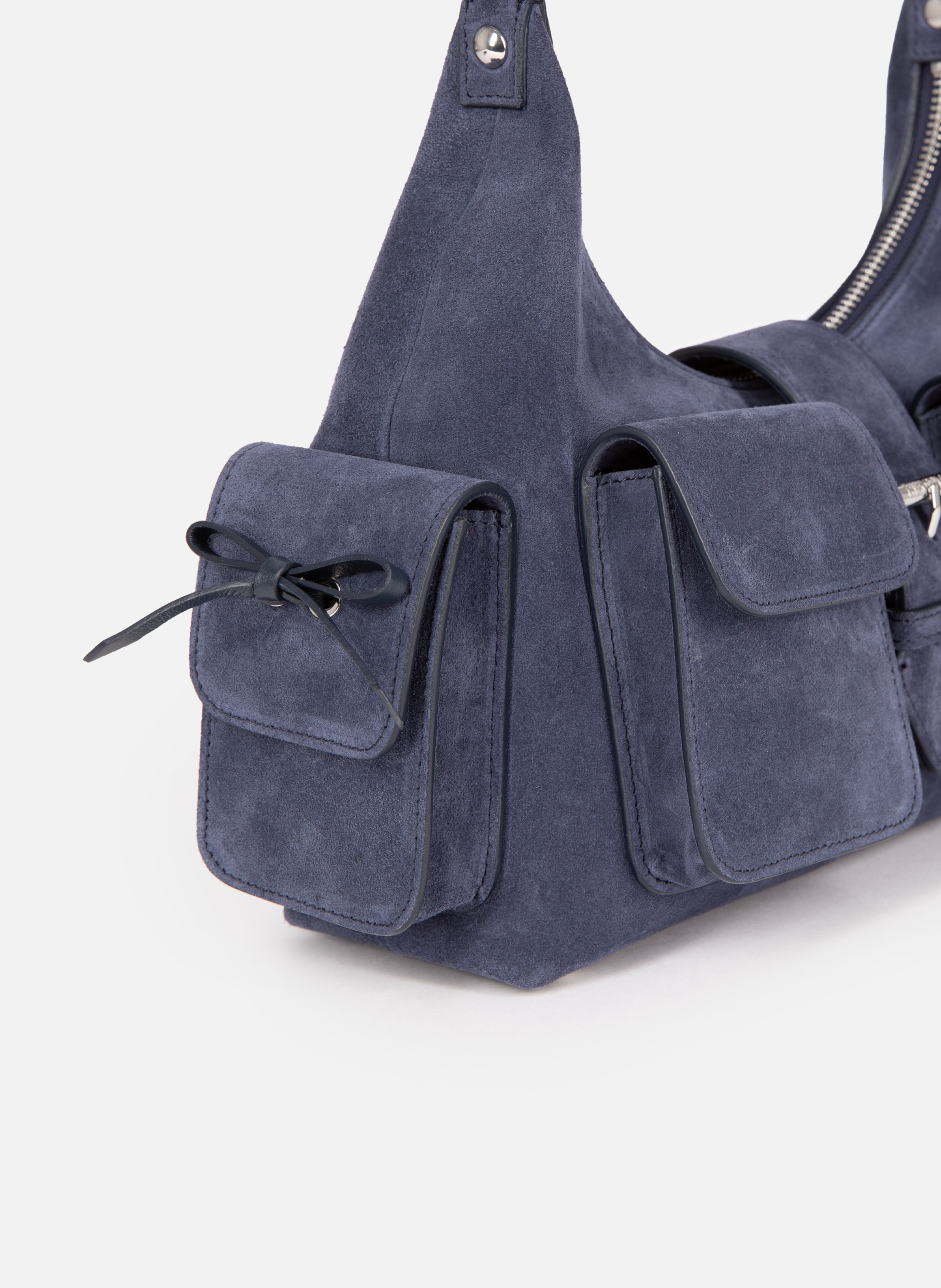 Amelia suede bag THE KOOPLES Blue