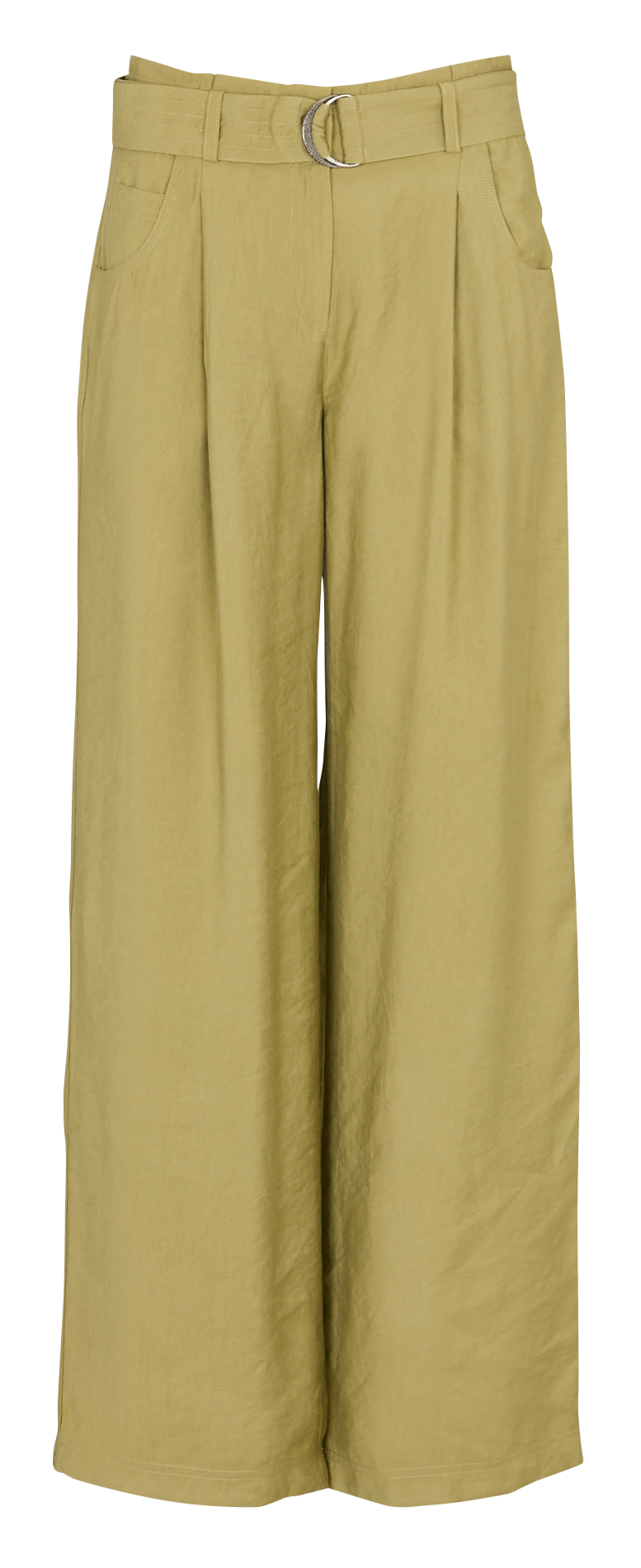 Pantalon fluide taille haute ceinturé  BA&SH Kaki