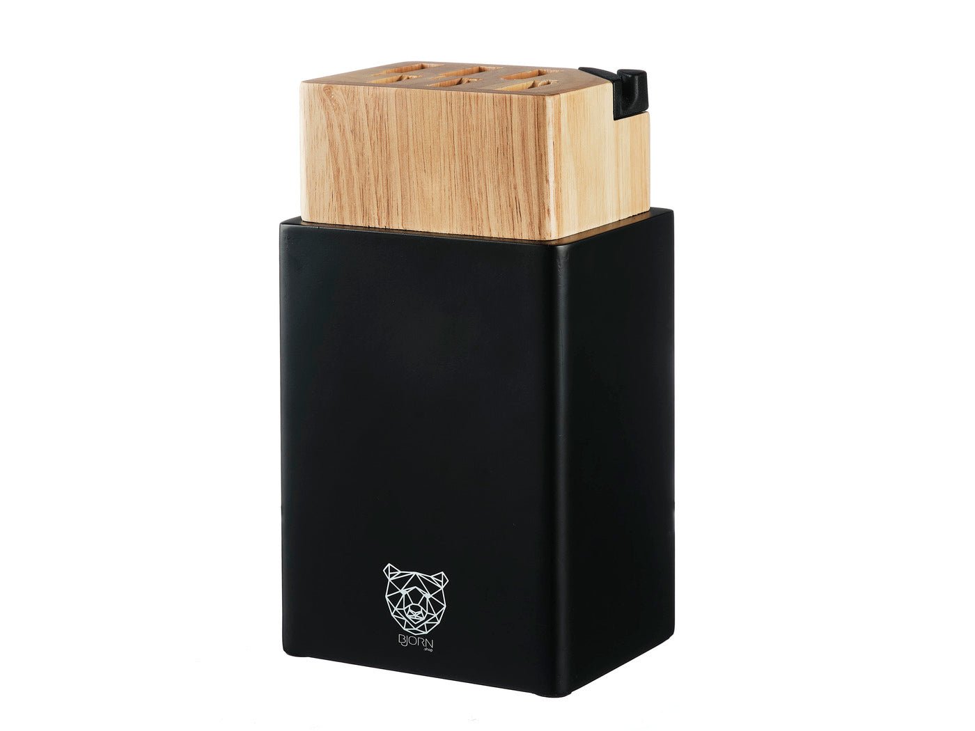 Knife block with built-in sharpener Porvoo BJORN Brown