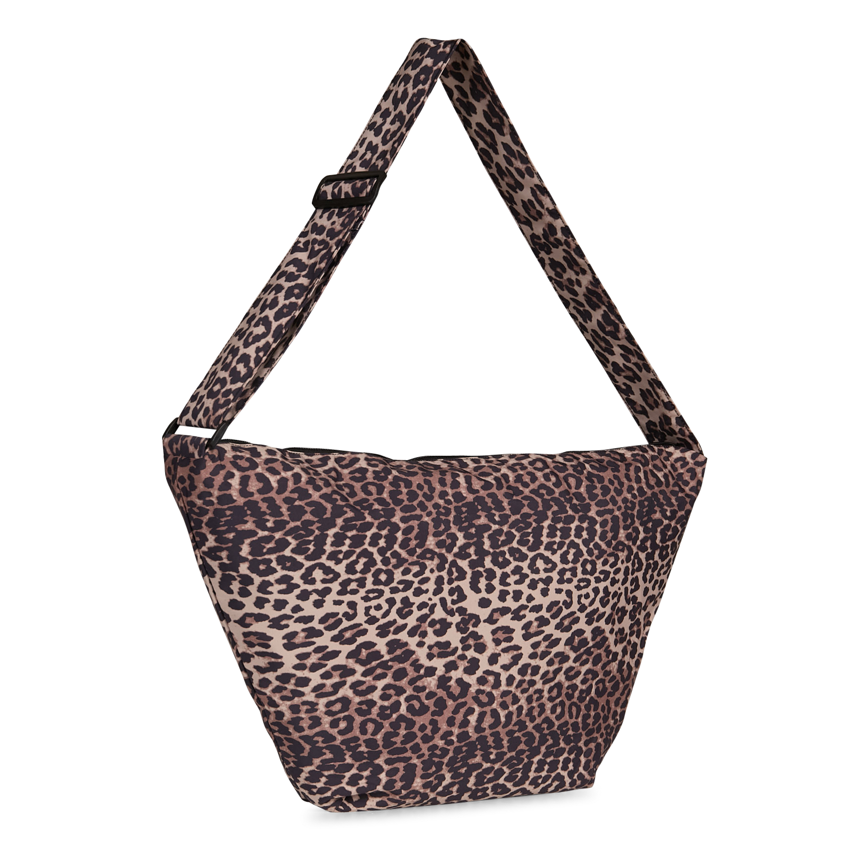 Schoudertas met print PIECES Zwart