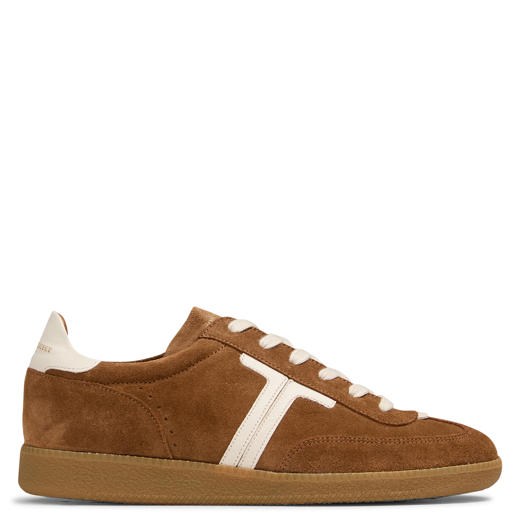 Lage sneakers van veloursleer MAISON TOUFET Beige