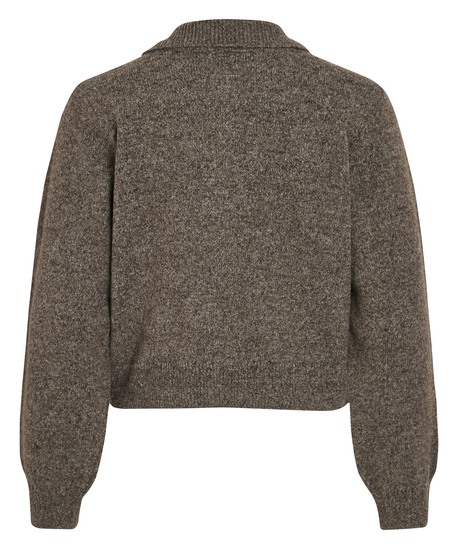 Gilet col classique  VILA Marron