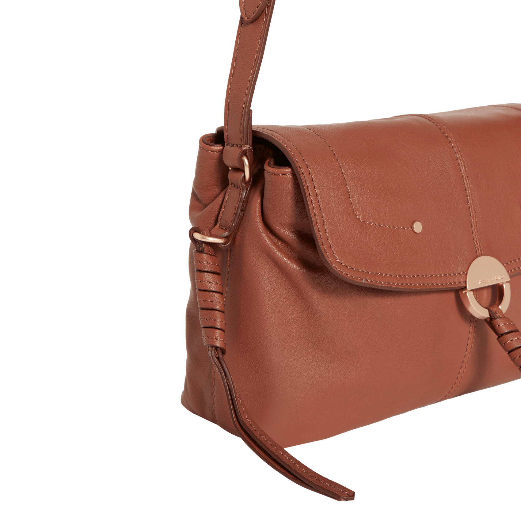 Bolso bandolera de ante VANESSA BRUNO Marron