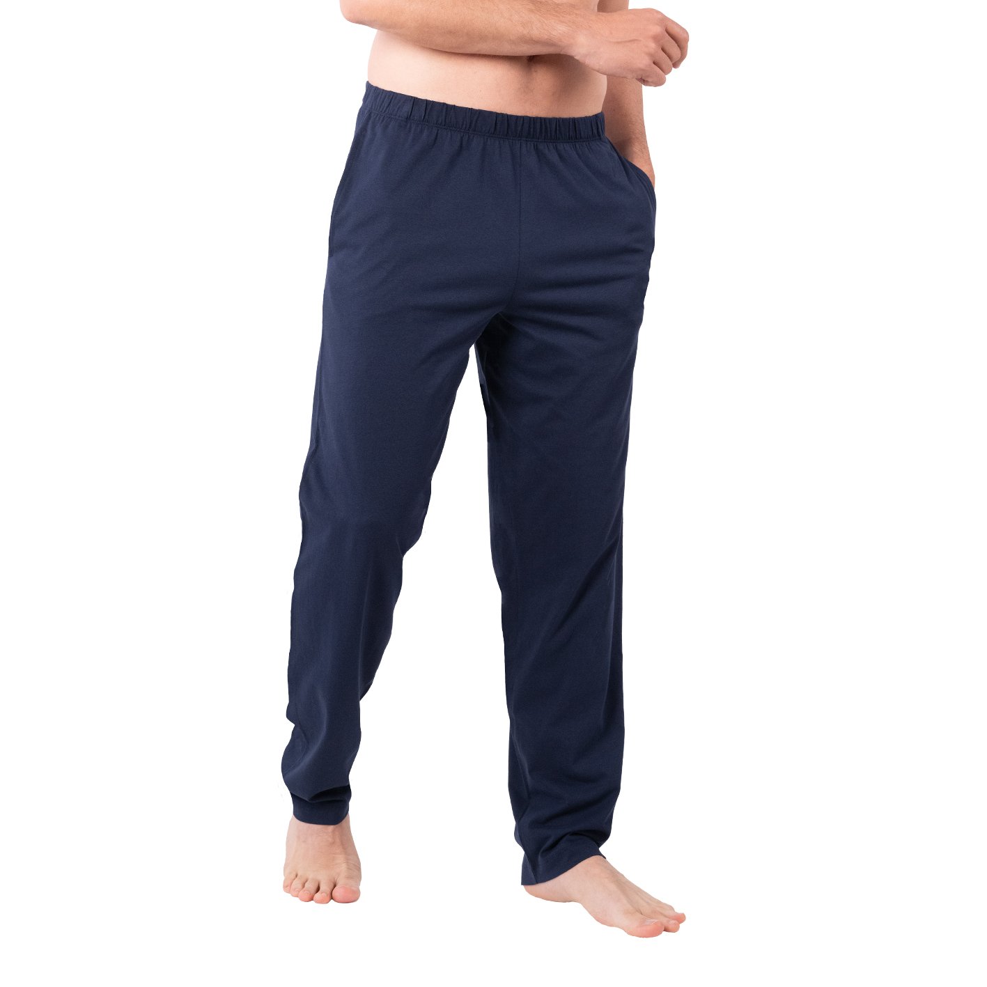 Men's V-neck long pajamas by Eminence EMINENCE Multicolored