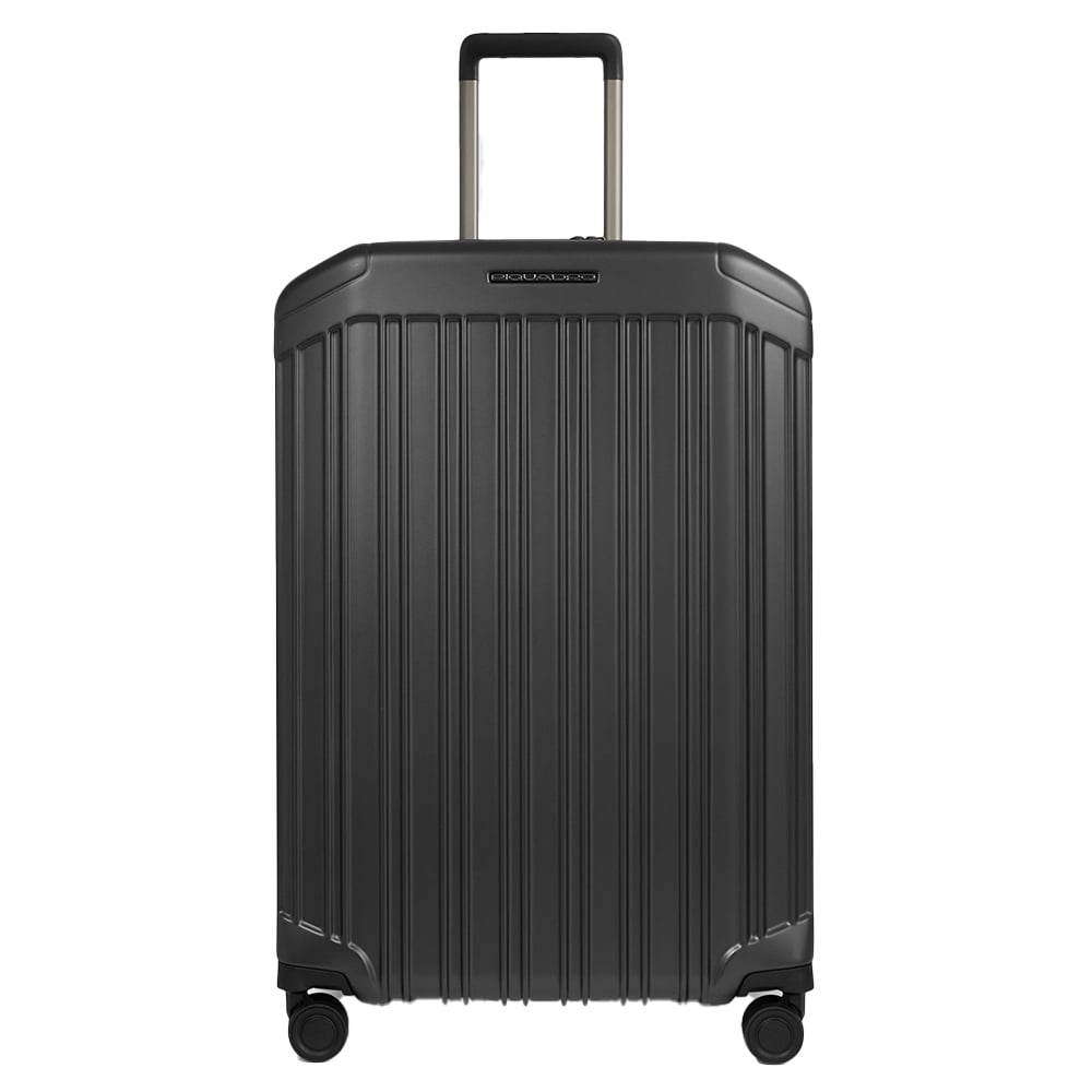 Large expandable 4-wheel trolley suitcase with TSA lock and removable washable lining PIQUADRO