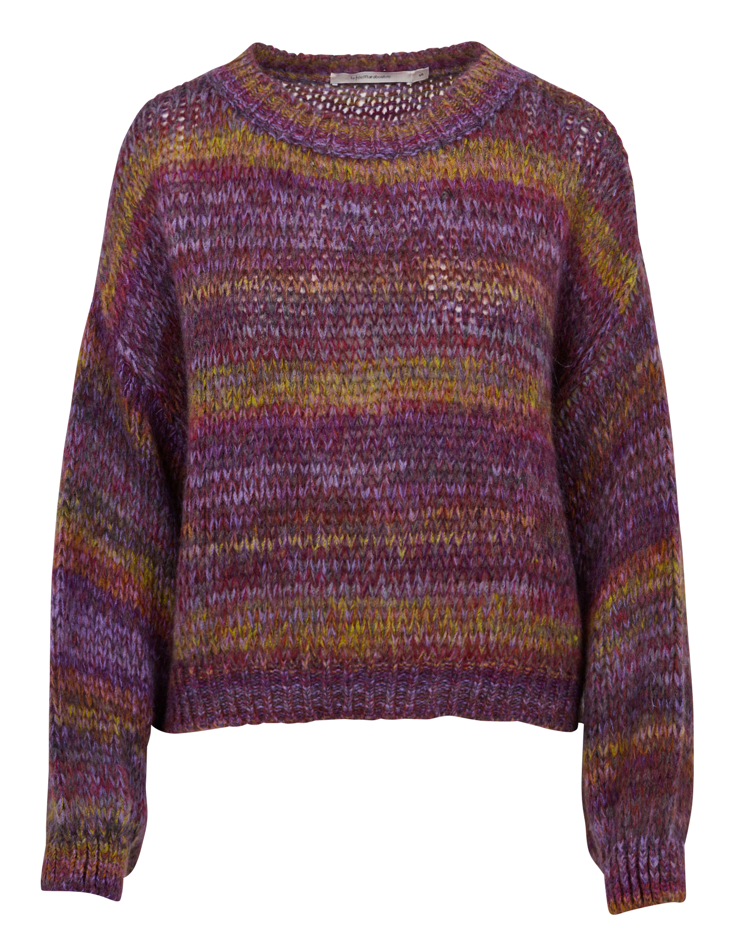 Trui met opstaande kraag LA FEE MARABOUTEE Violet