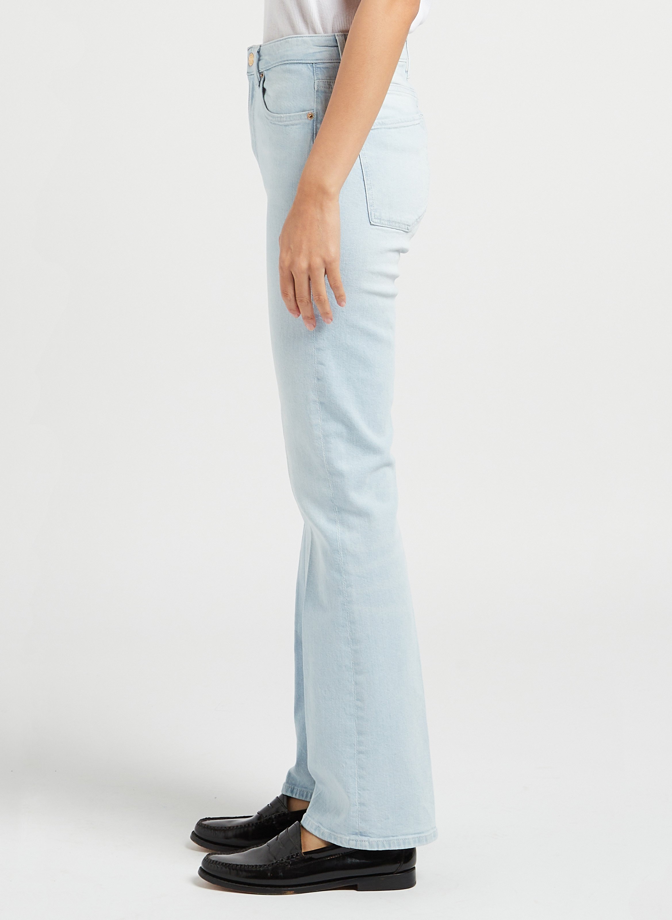 Jean boot-cut en coton TOMMY HILFIGER Jean Délavé