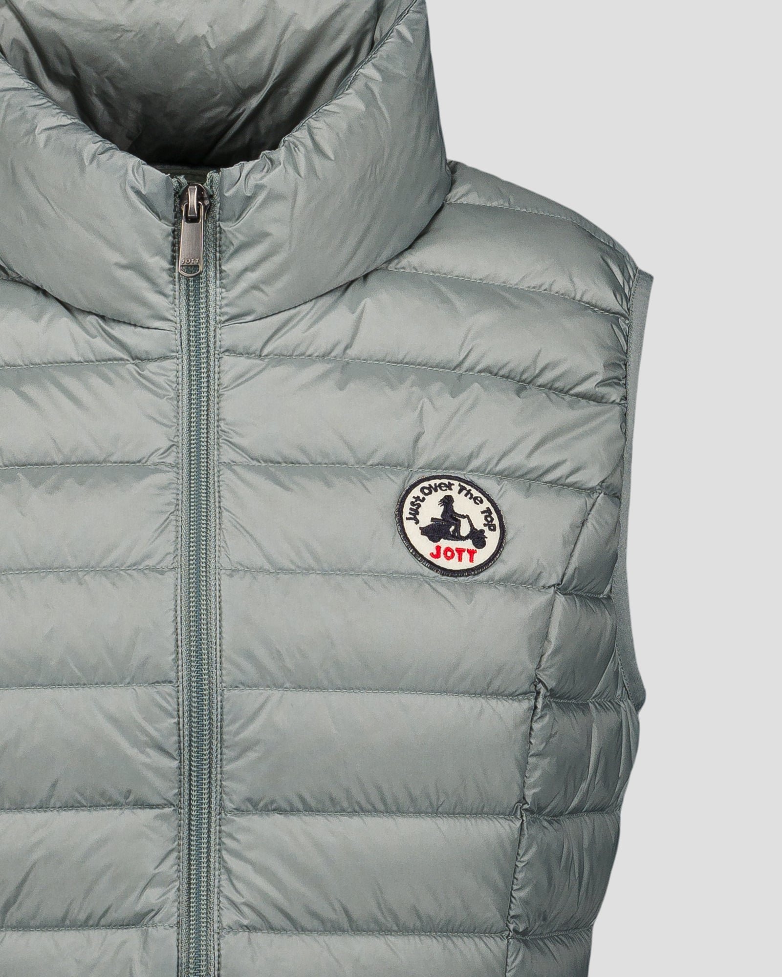 Sleeveless lightweight down vest seda JOTT Grey