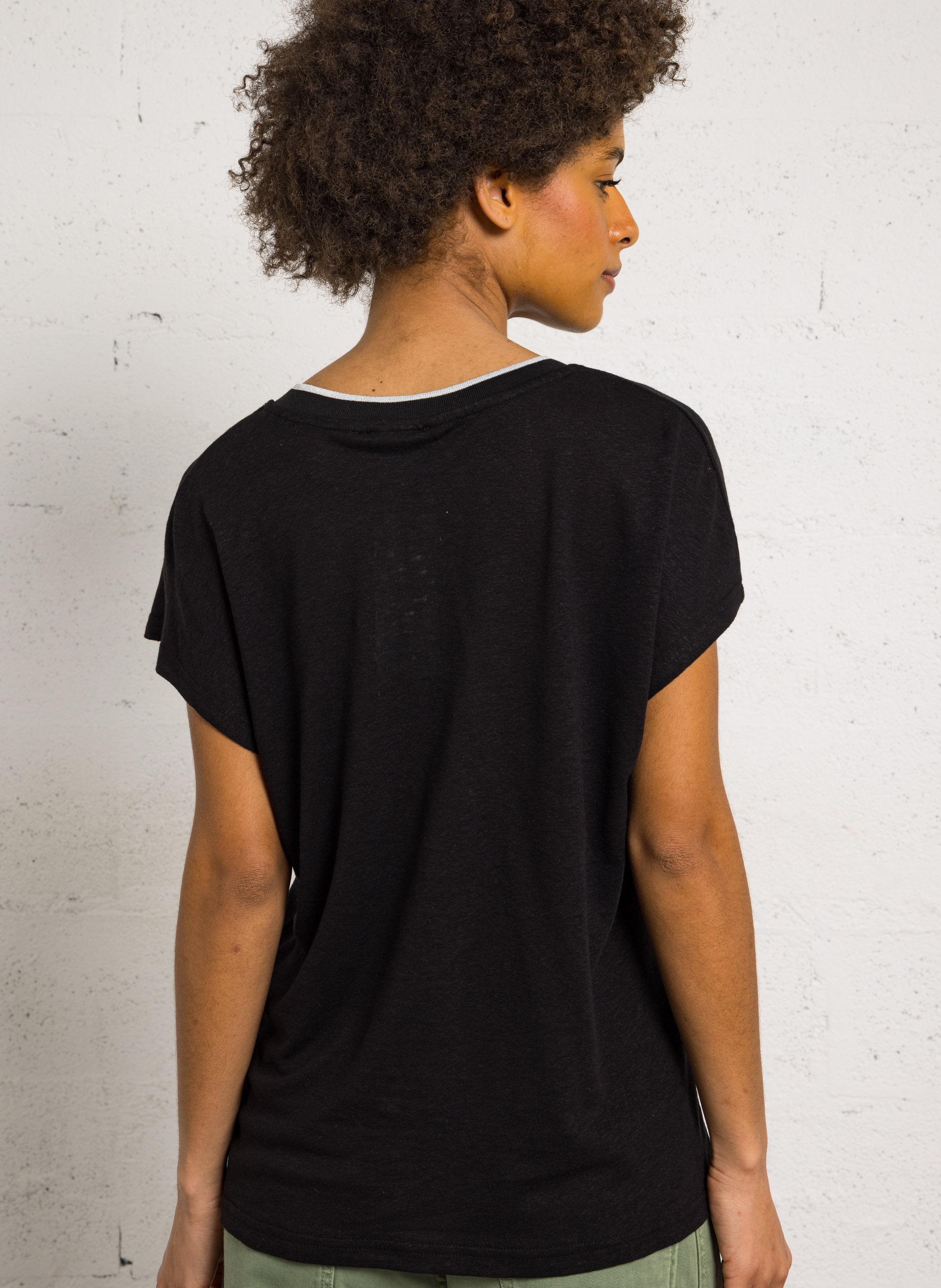 T-shirt LE TEMPS DES CERISES Zwart