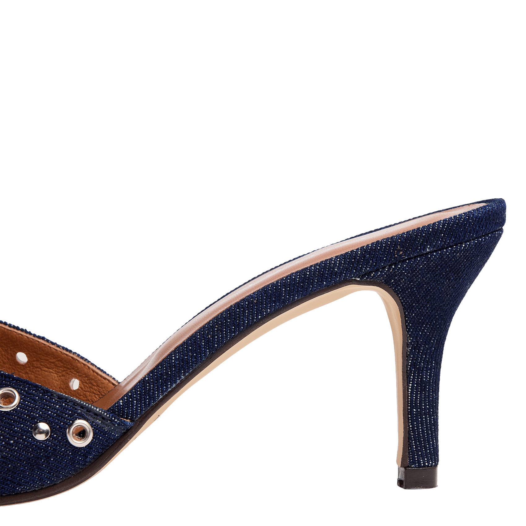 Denim High Heel Mules JONAK Blau