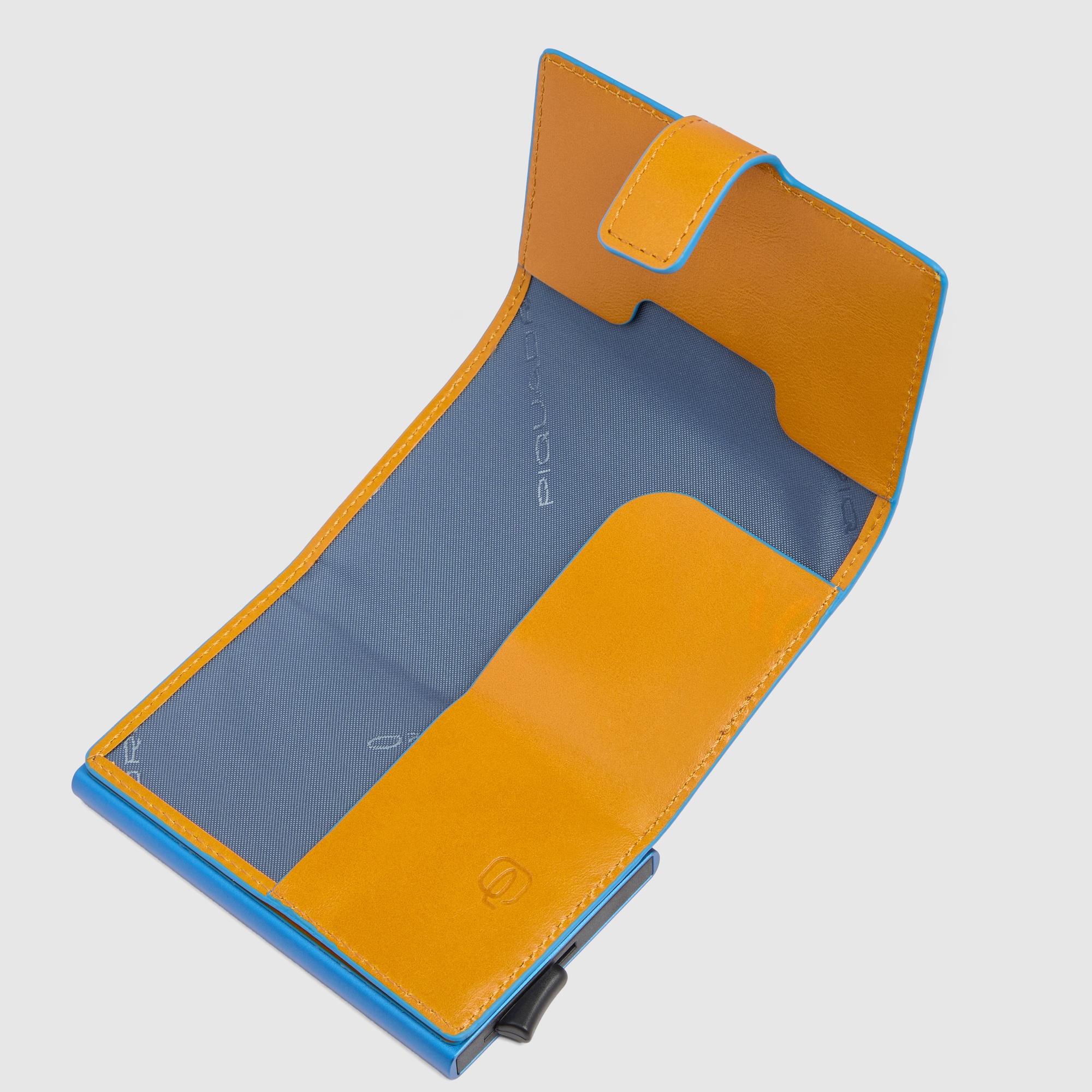 Automatic pop-up cardholder PIQUADRO Yellow