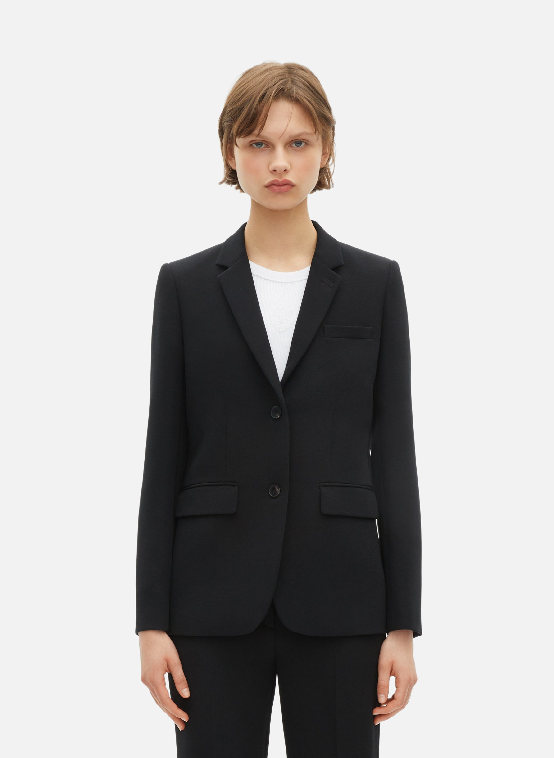Structured crepe suit jacket THE KOOPLES Black