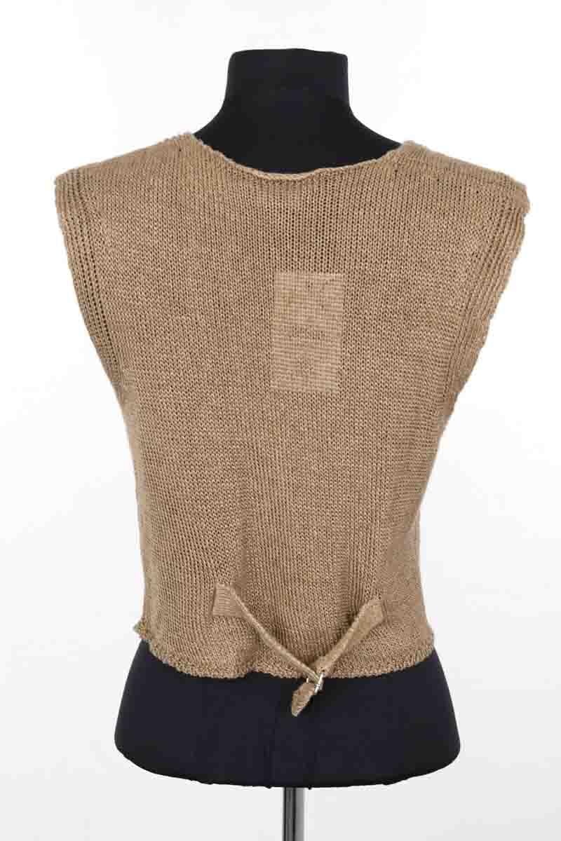 Azawood sleeveless top AGNES B. - Seconde Main Brown