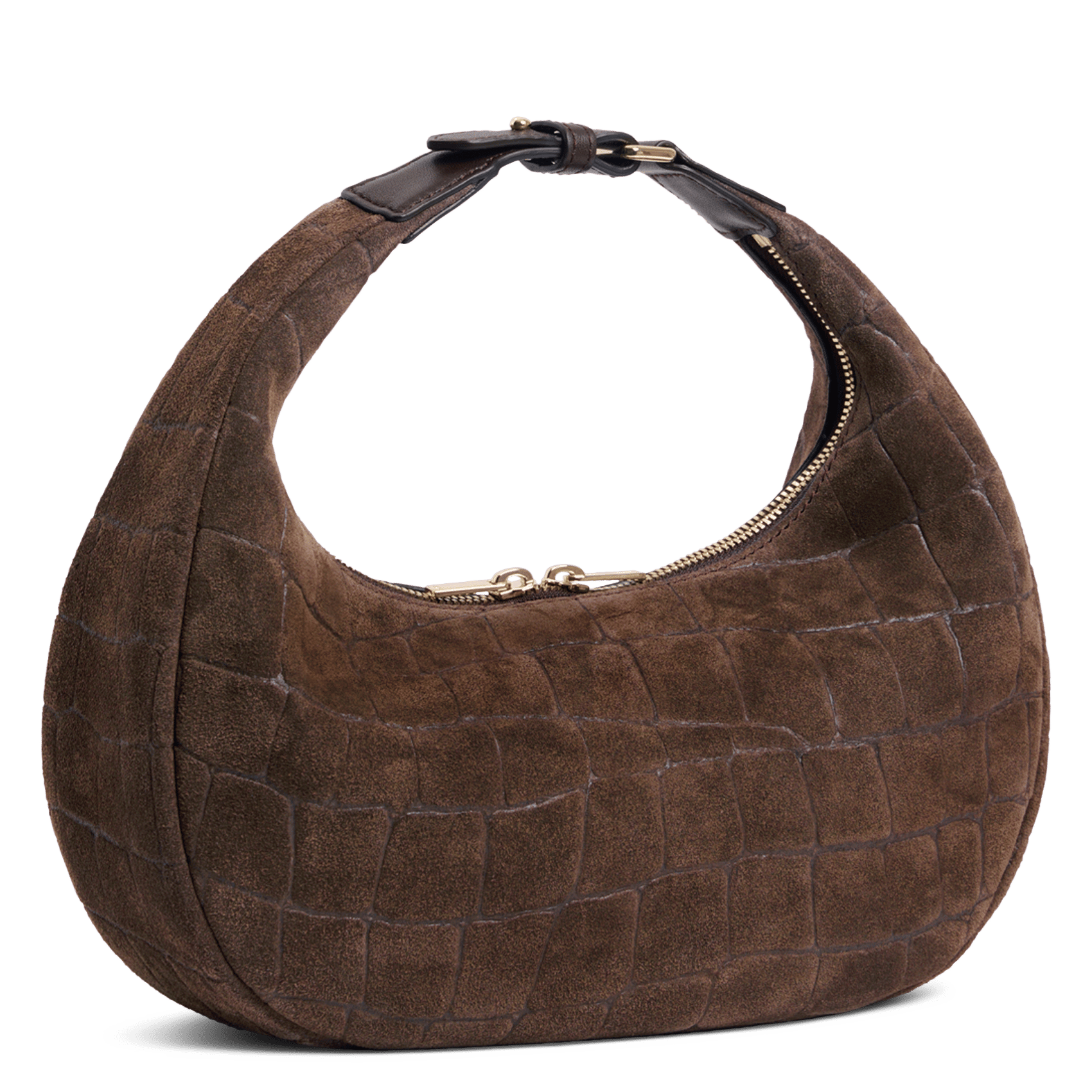 Sac hobo en cuir LE TANNEUR Marron
