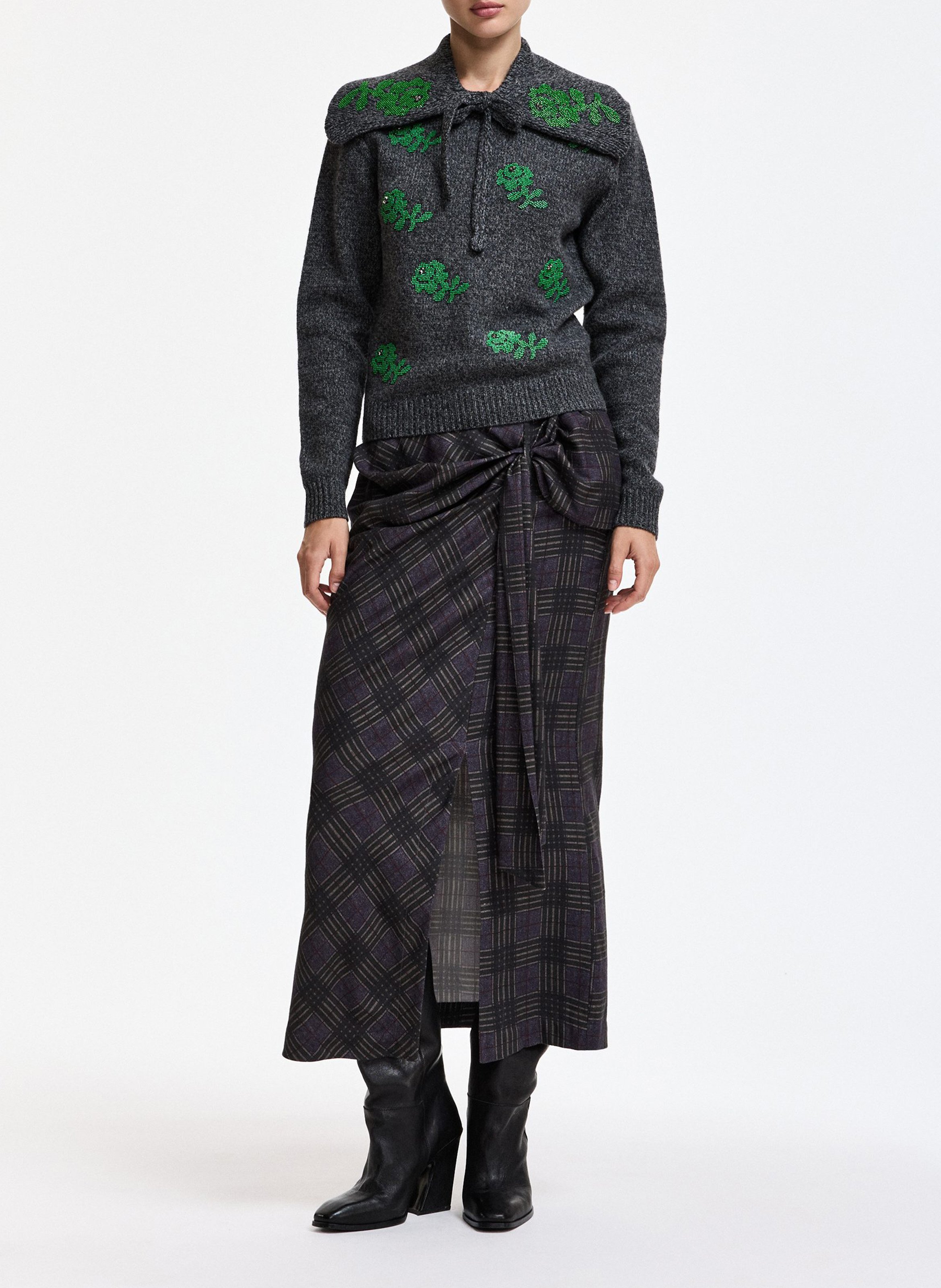 Fine wool sweater ESSENTIEL ANTWERP Grey
