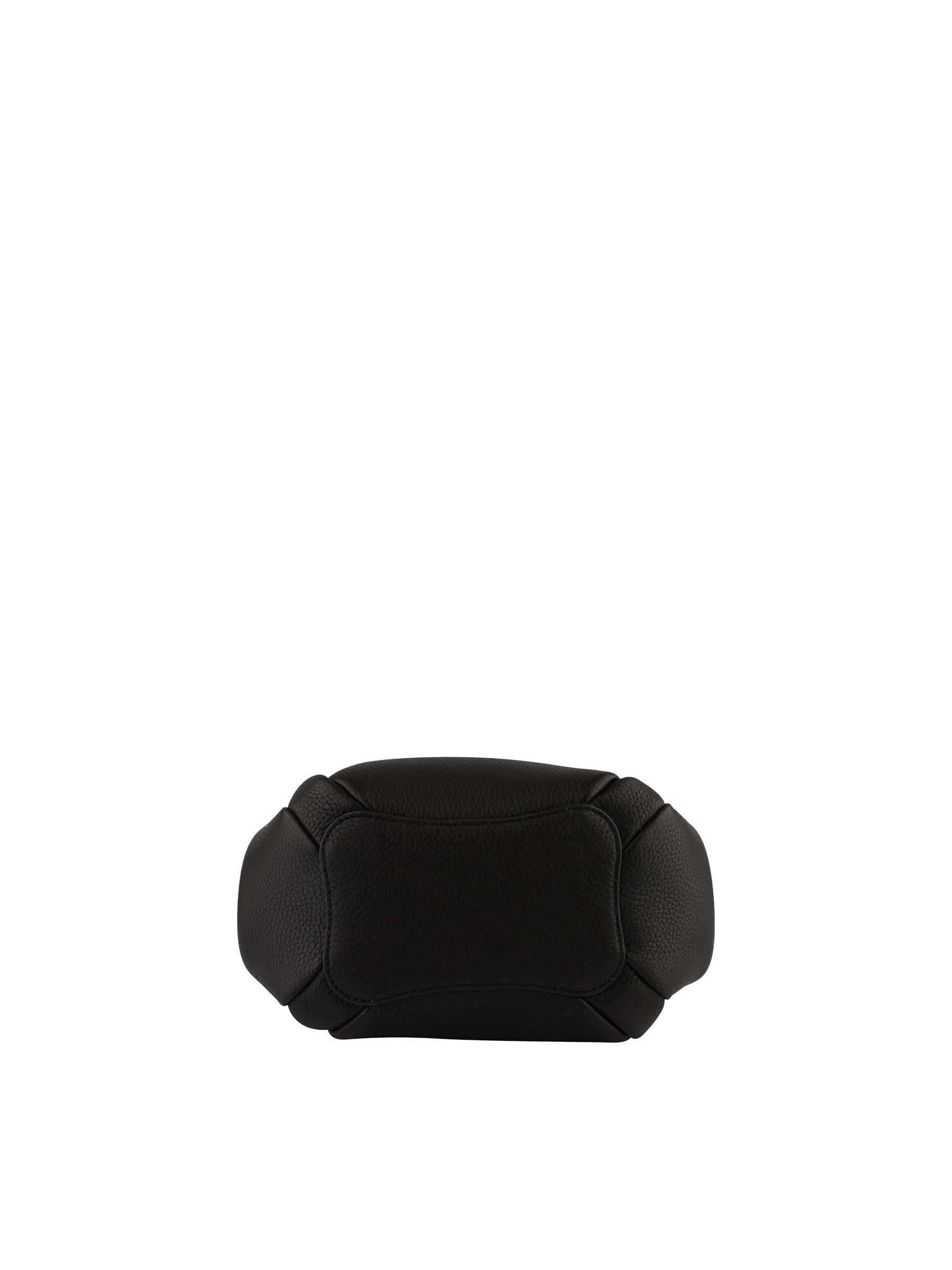 Calfskin leather handbag POURCHET Brown