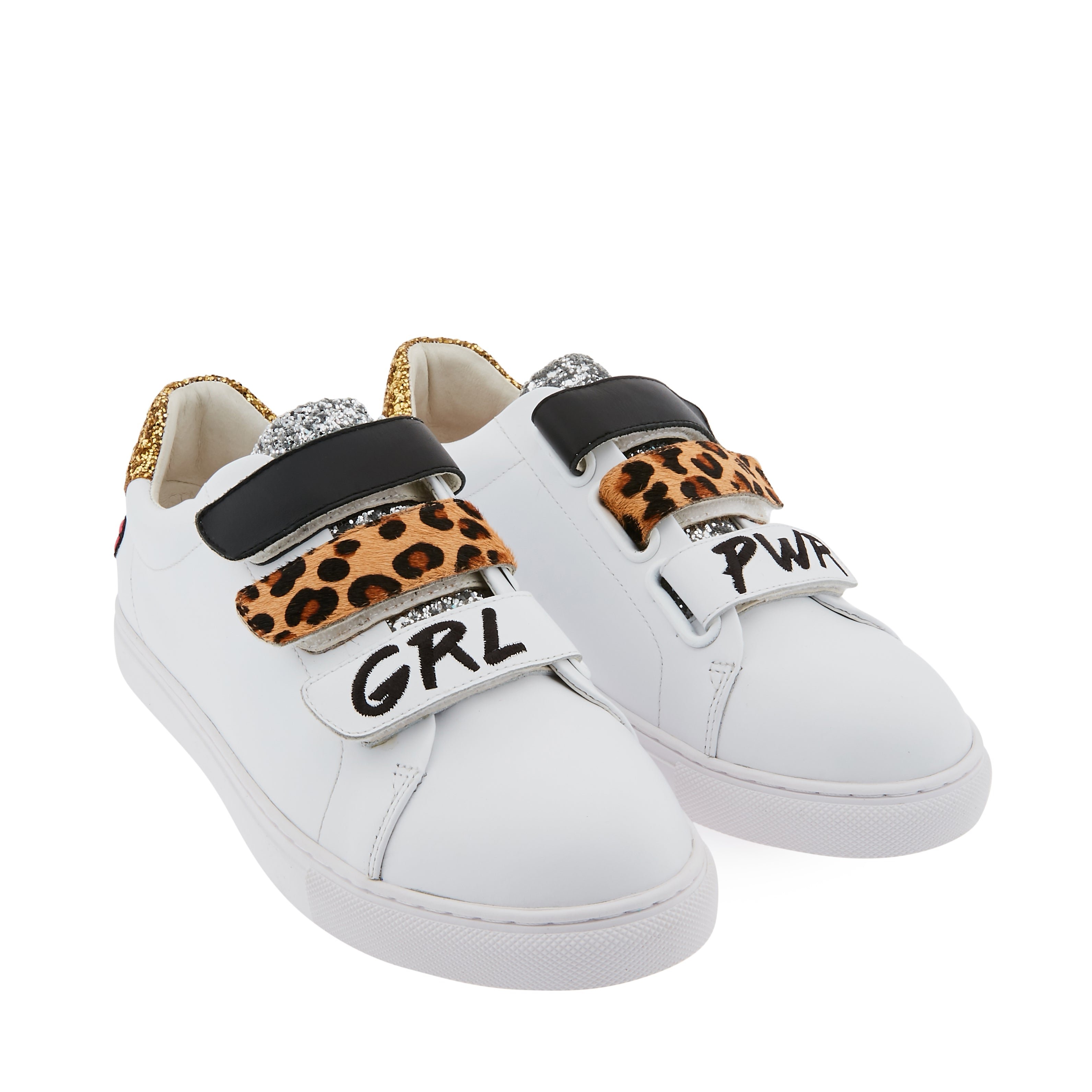 Leather sneakers BONS BAISERS PARIS White