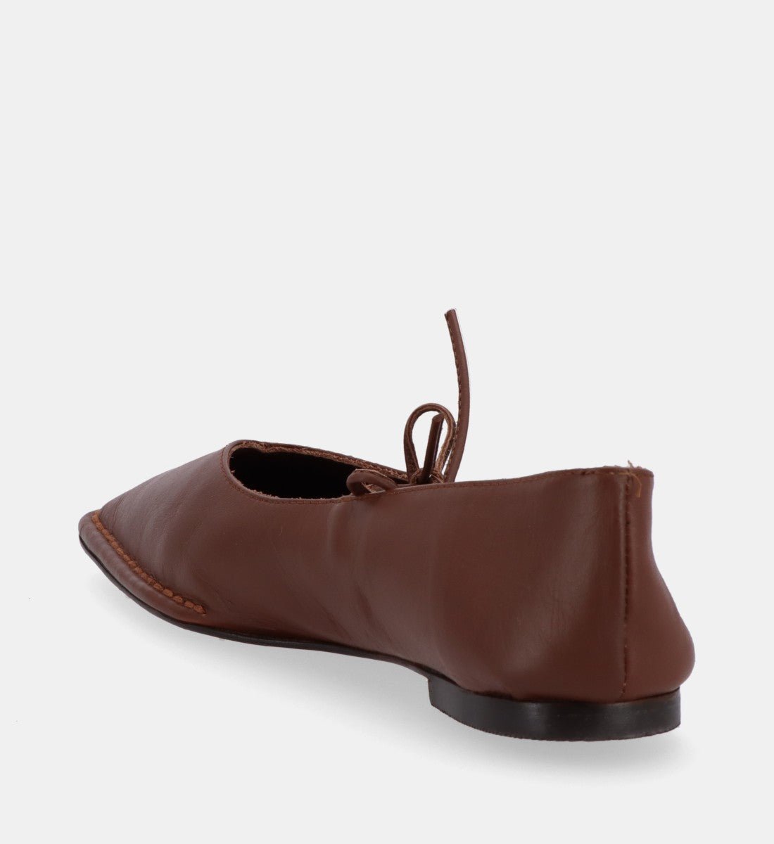 Cendrillon goatskin leather ballet pumps ALOHAS Brown